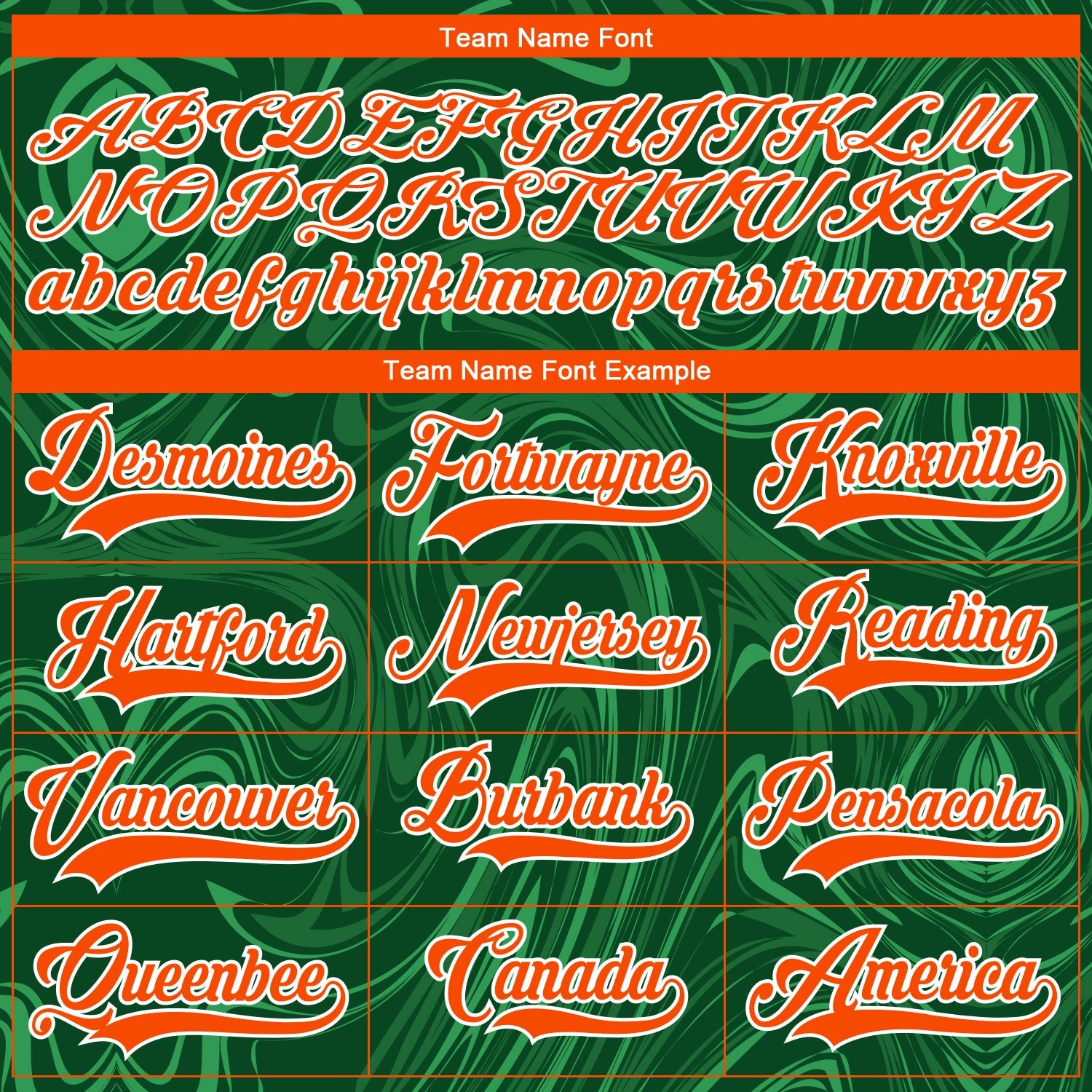 Custom Green Orange-White 3D Splash Art Hockey Lace Neck Jersey view 6