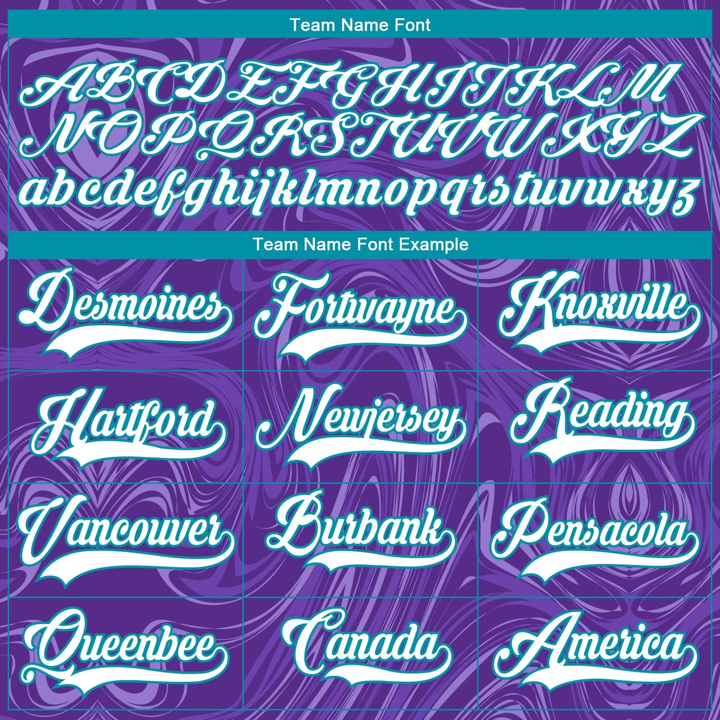 Custom Purple White-Teal 3D Splash Art Hockey Lace Neck Jersey view 6
