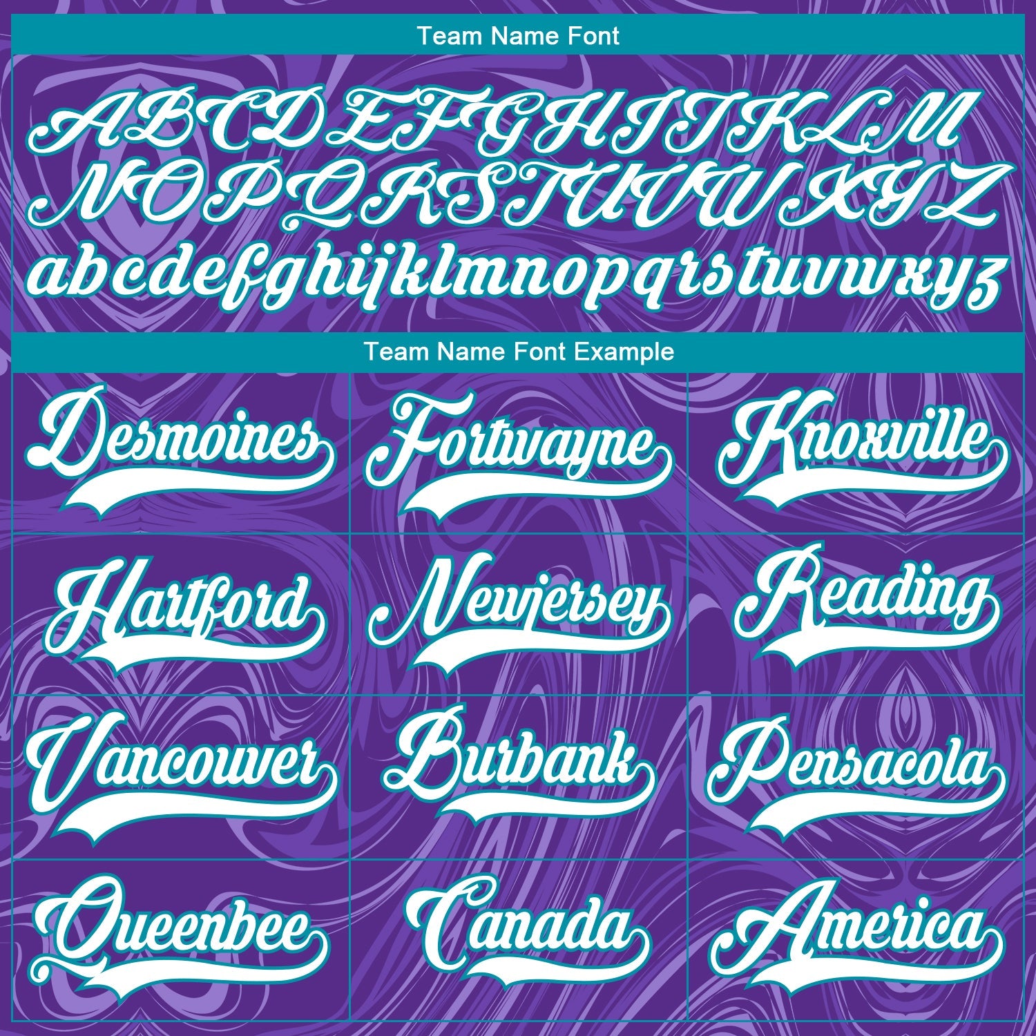 Custom Purple White-Teal 3D Splash Art Hockey Lace Neck Jersey view 6