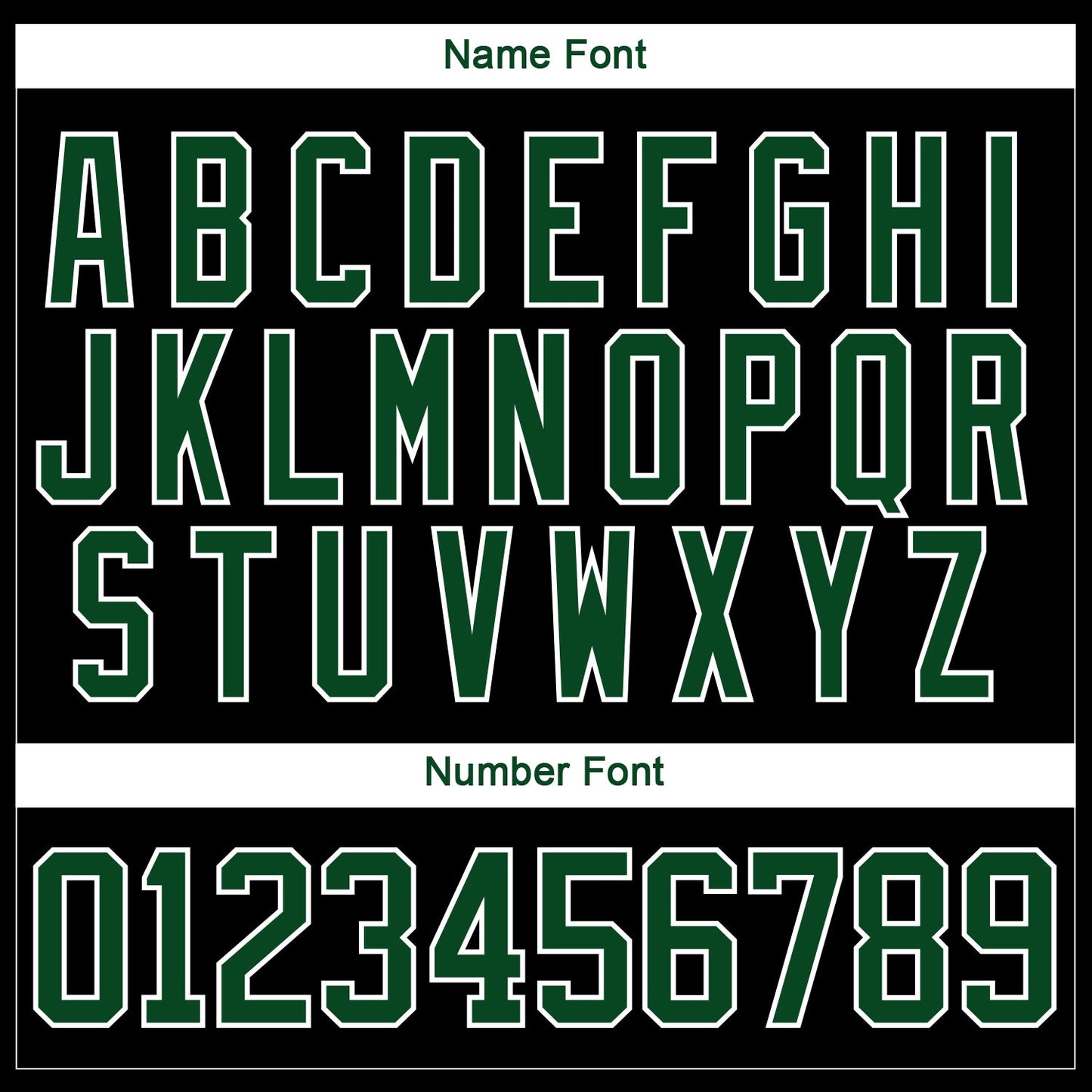 Custom Green Black-White 3D Pattern Geometric Shape Hockey Lace Neck Jersey view 7