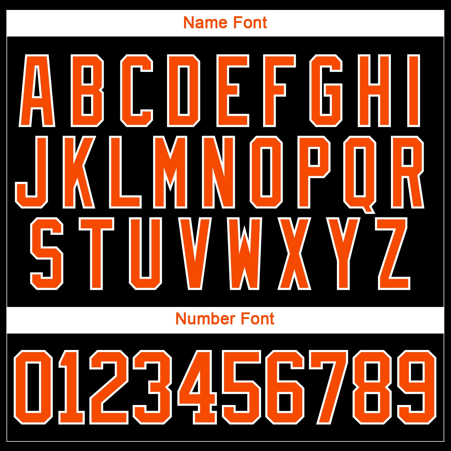 Custom Orange Black-White 3D Pattern Geometric Shape Hockey Lace Neck Jersey view 7