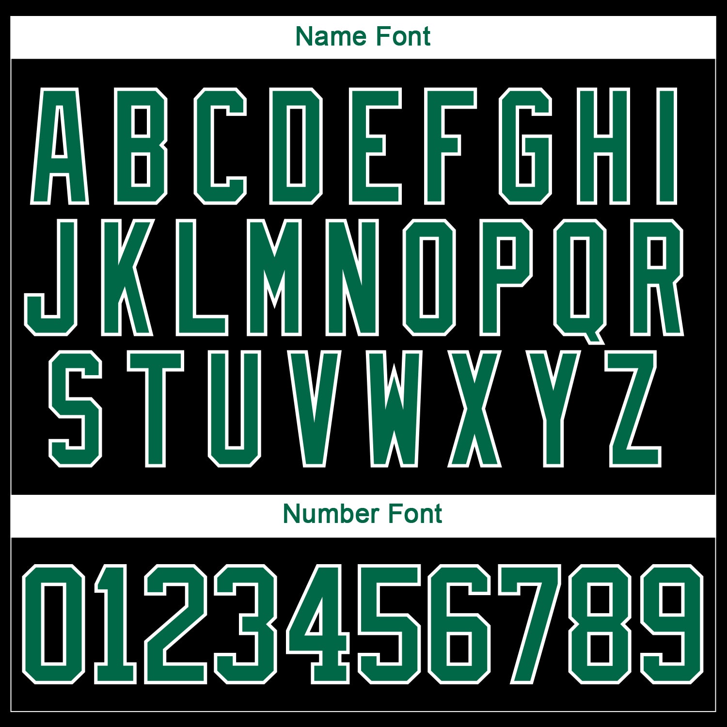 Custom Kelly Green Black-White 3D Pattern Geometric Shape Hockey Lace Neck Jersey view 7