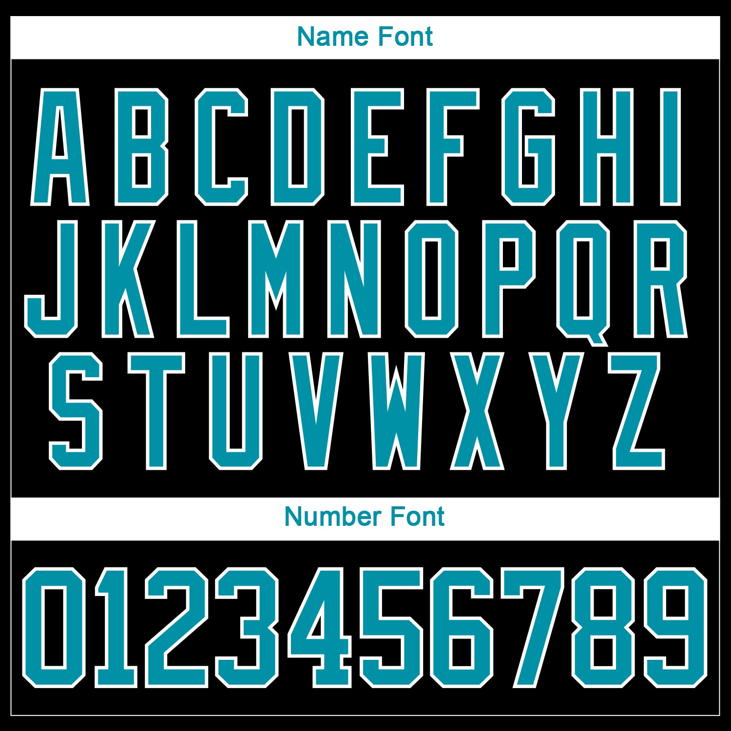Custom Teal Black-White 3D Pattern Geometric Shape Hockey Lace Neck Jersey view 7