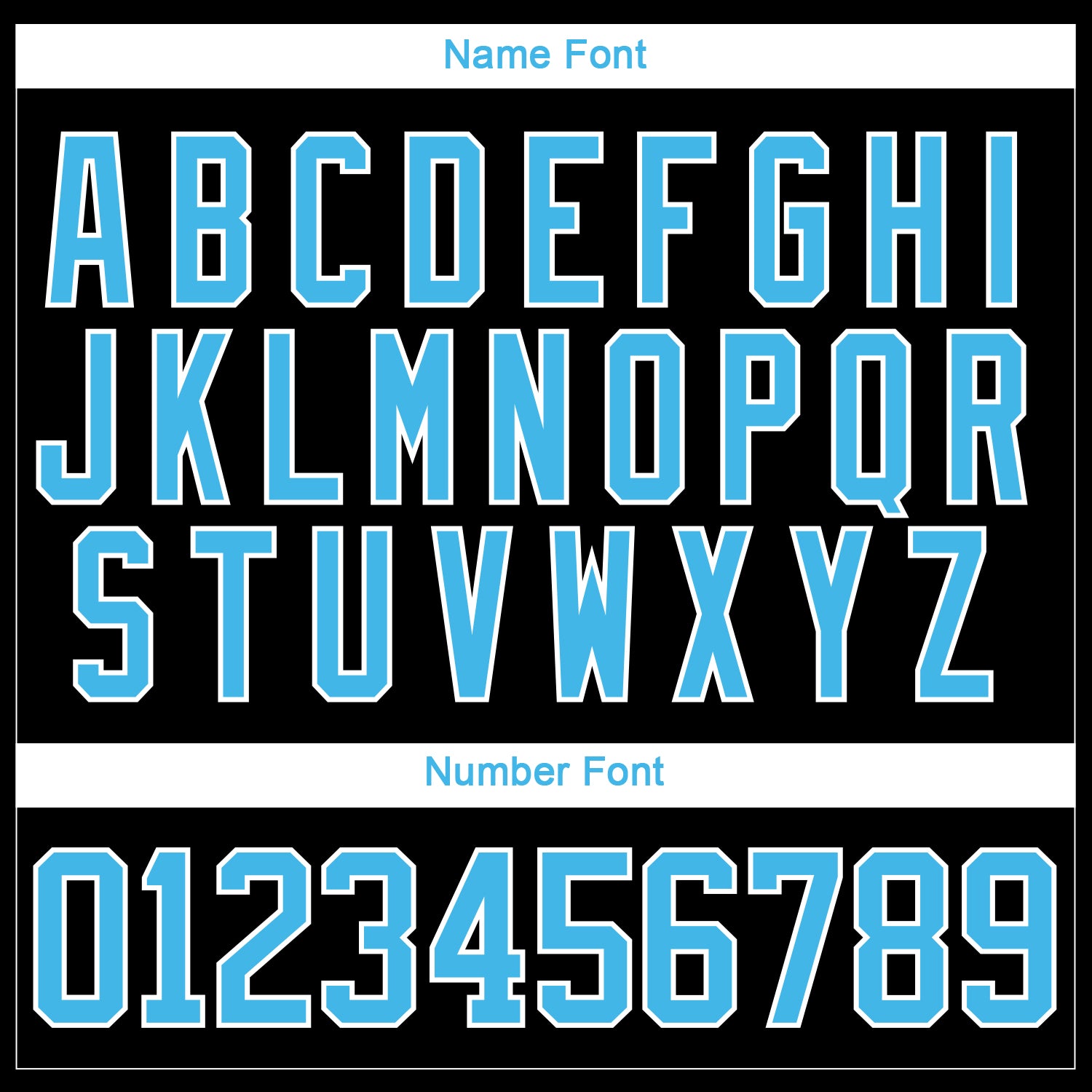 Custom Sky Blue Black-White 3D Pattern Geometric Shape Hockey Lace Neck Jersey view 7