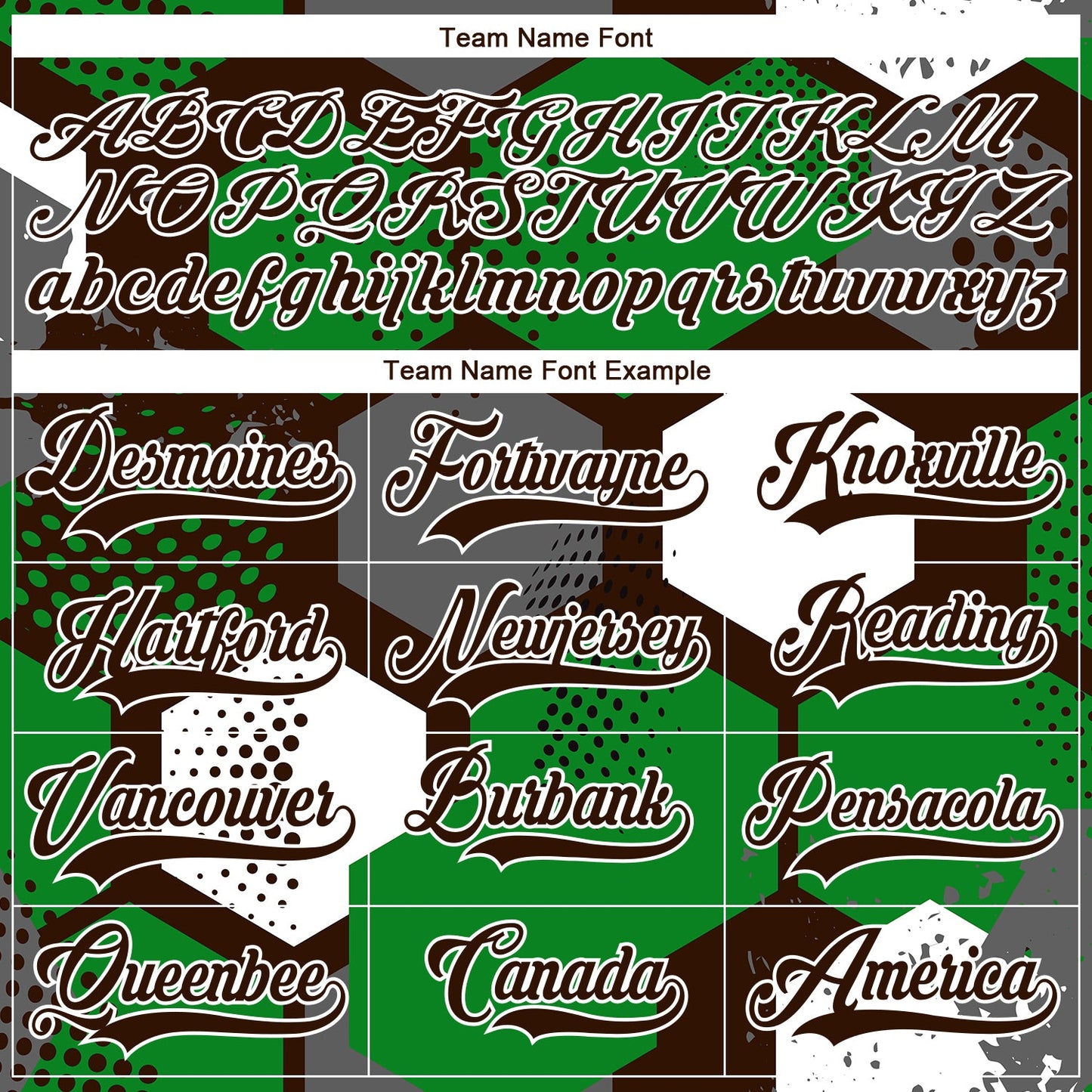 Custom Grass Green Brown-White 3D Pattern Geometric Shape Hockey Lace Neck Jersey view 6