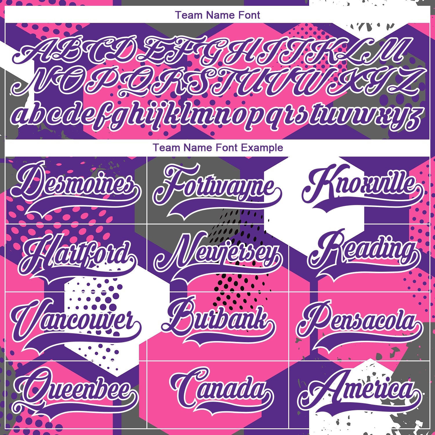 Custom Pink Purple-White 3D Pattern Geometric Shape Hockey Lace Neck Jersey view 6