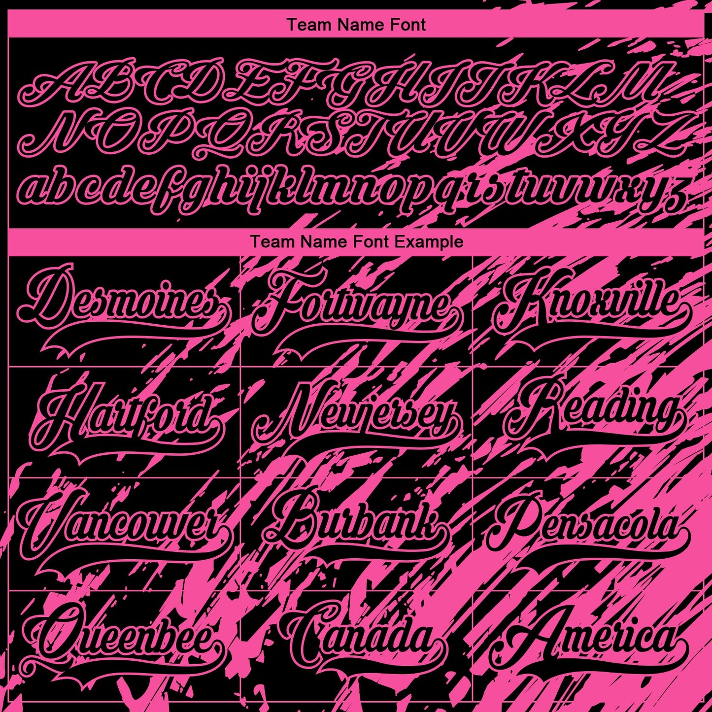 Custom Black Pink-White 3D Splash Art Hockey Lace Neck Jersey view 6