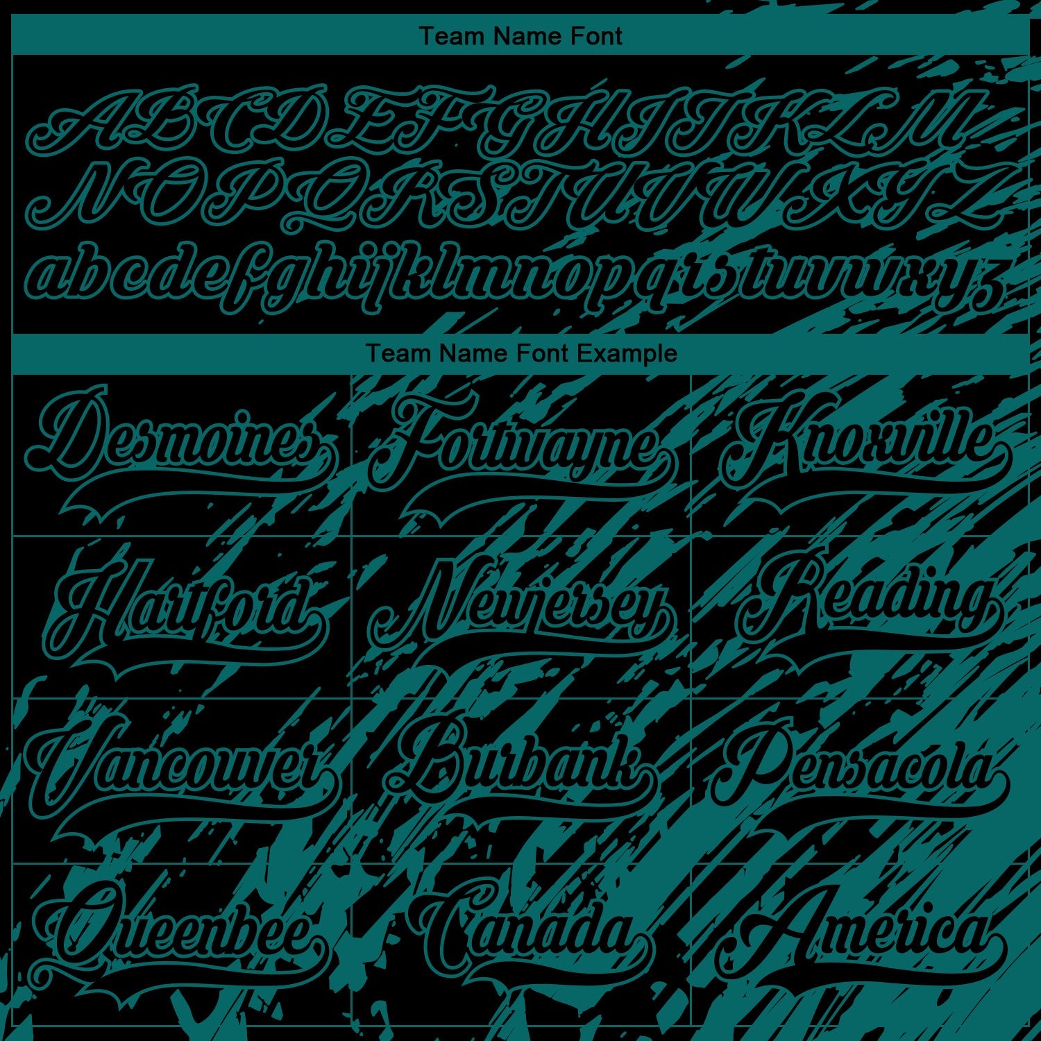 Custom Black Teal-White 3D Splash Art Hockey Lace Neck Jersey view 6