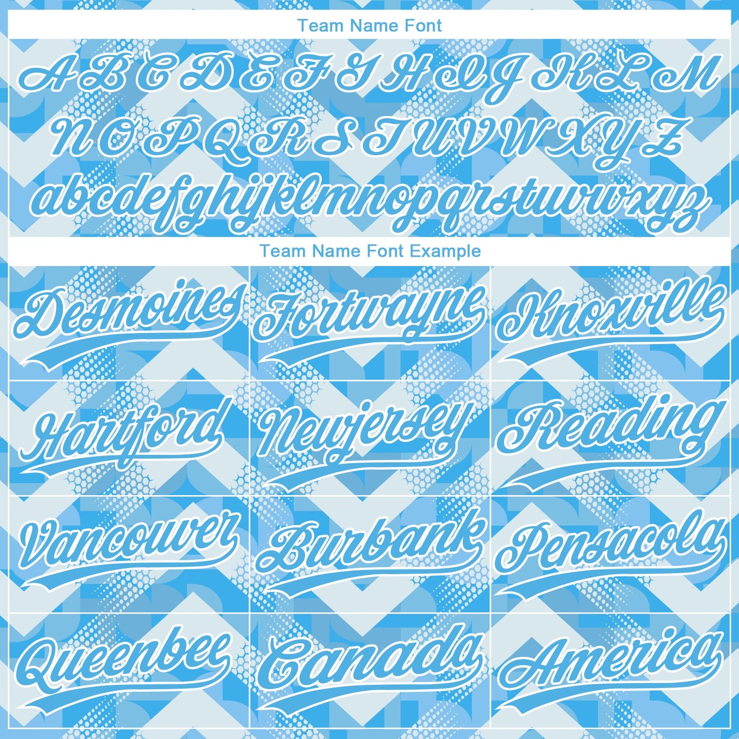 Custom Light Blue Light Blue-White 3D Pattern Design Authentic Baseball Jersey view 4