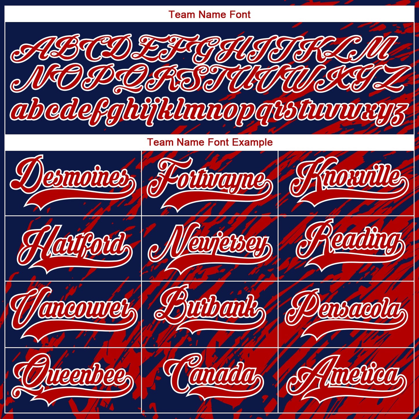 Custom Navy Red-White 3D Splash Art Hockey Lace Neck Jersey view 6
