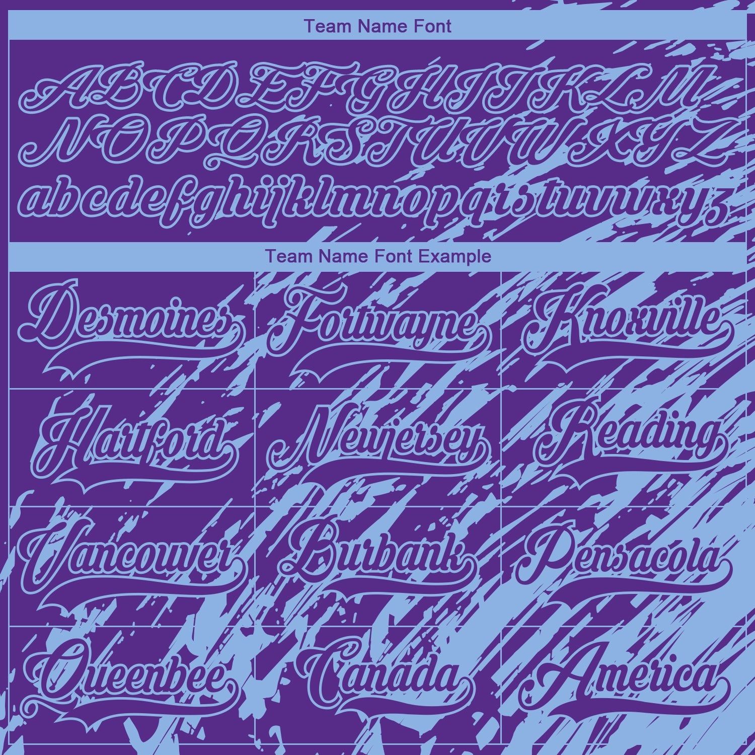 Custom Purple Light Blue-White 3D Splash Art Hockey Lace Neck Jersey view 6