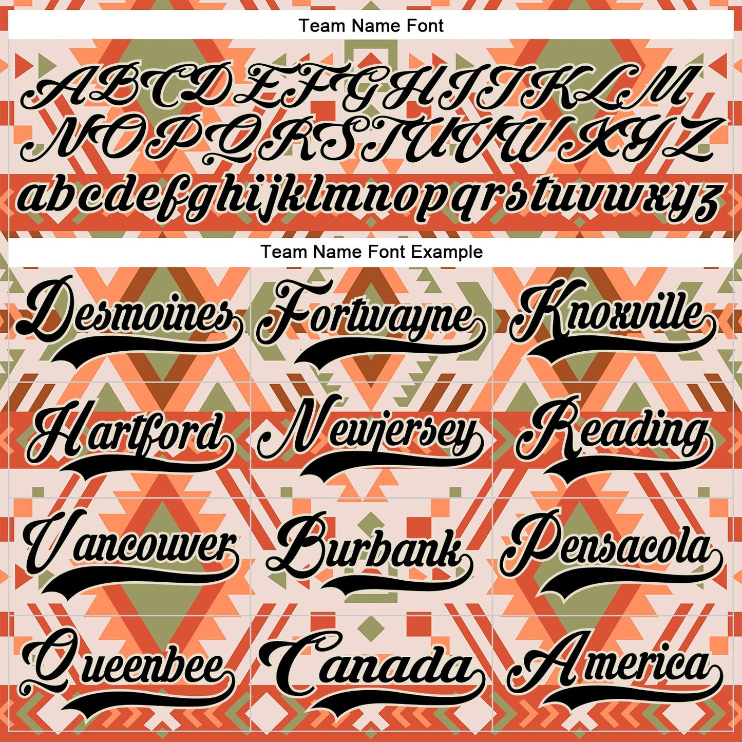 Custom Cream Black-Orange 3D Pattern Native Americans Tribal Indigenous People Hockey Lace Neck Jersey view 6