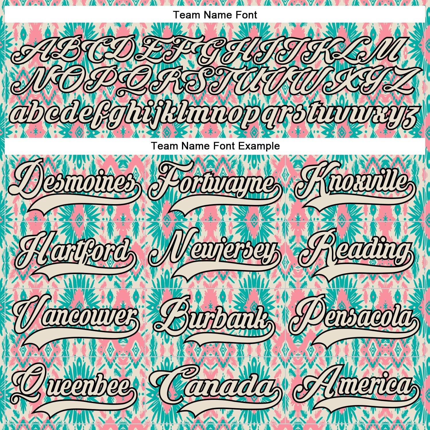 Custom Cream Green Black-Medium Pink 3D Pattern Native Americans Tribal Indigenous People Hockey Lace Neck Jersey view 6