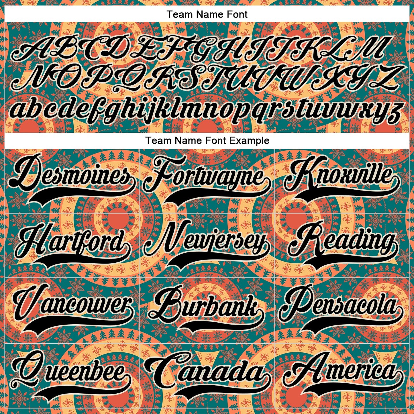 Custom Black Green Orange-Cream 3D Pattern Native Americans Tribal Indigenous People Hockey Lace Neck Jersey view 6