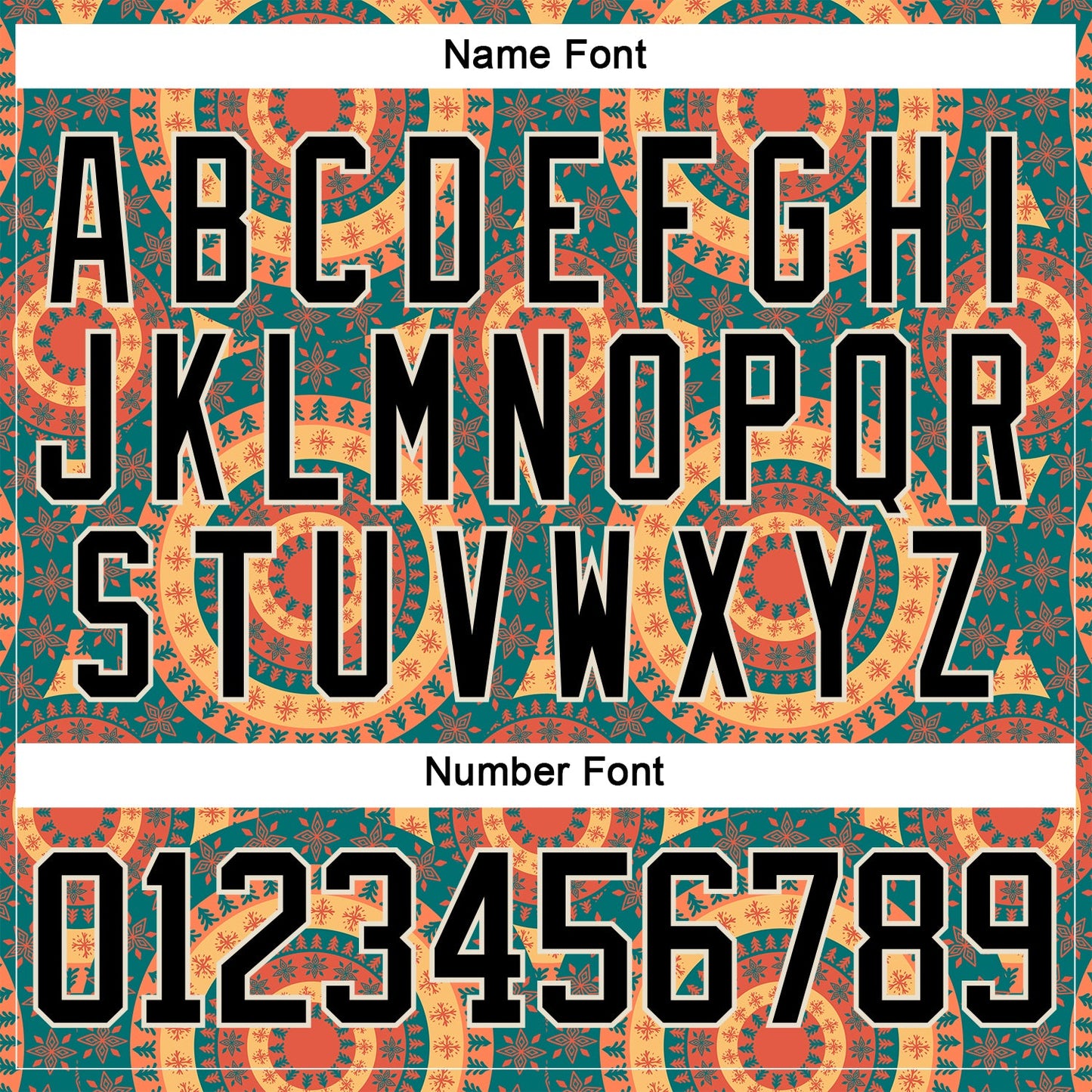 Custom Black Green Orange-Cream 3D Pattern Native Americans Tribal Indigenous People Hockey Lace Neck Jersey view 7