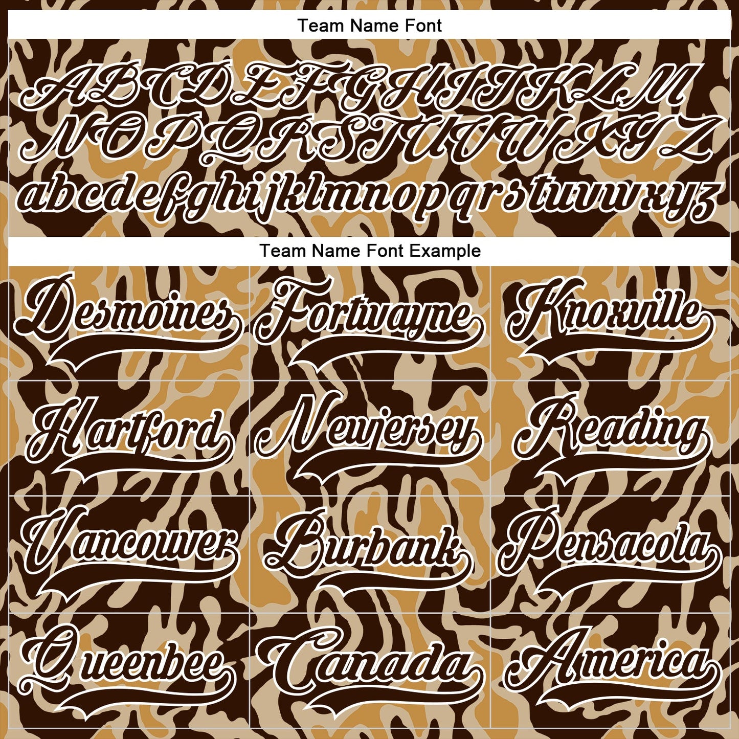 Custom Camo Brown-White 3D Camouflage Hockey Lace Neck Jersey view 6