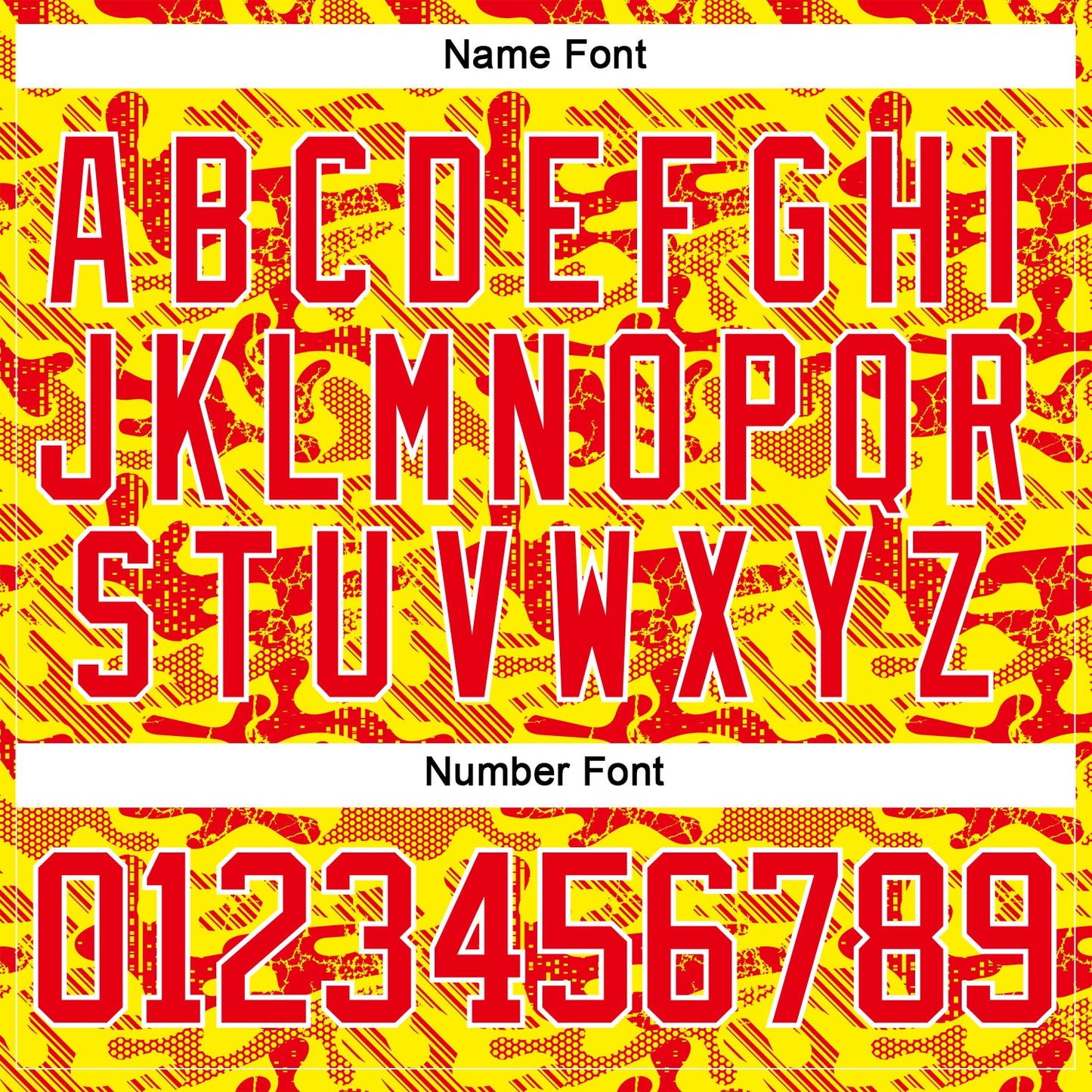 Custom Camo Fire Red Gold-White 3D Camouflage Hockey Lace Neck Jersey view 7
