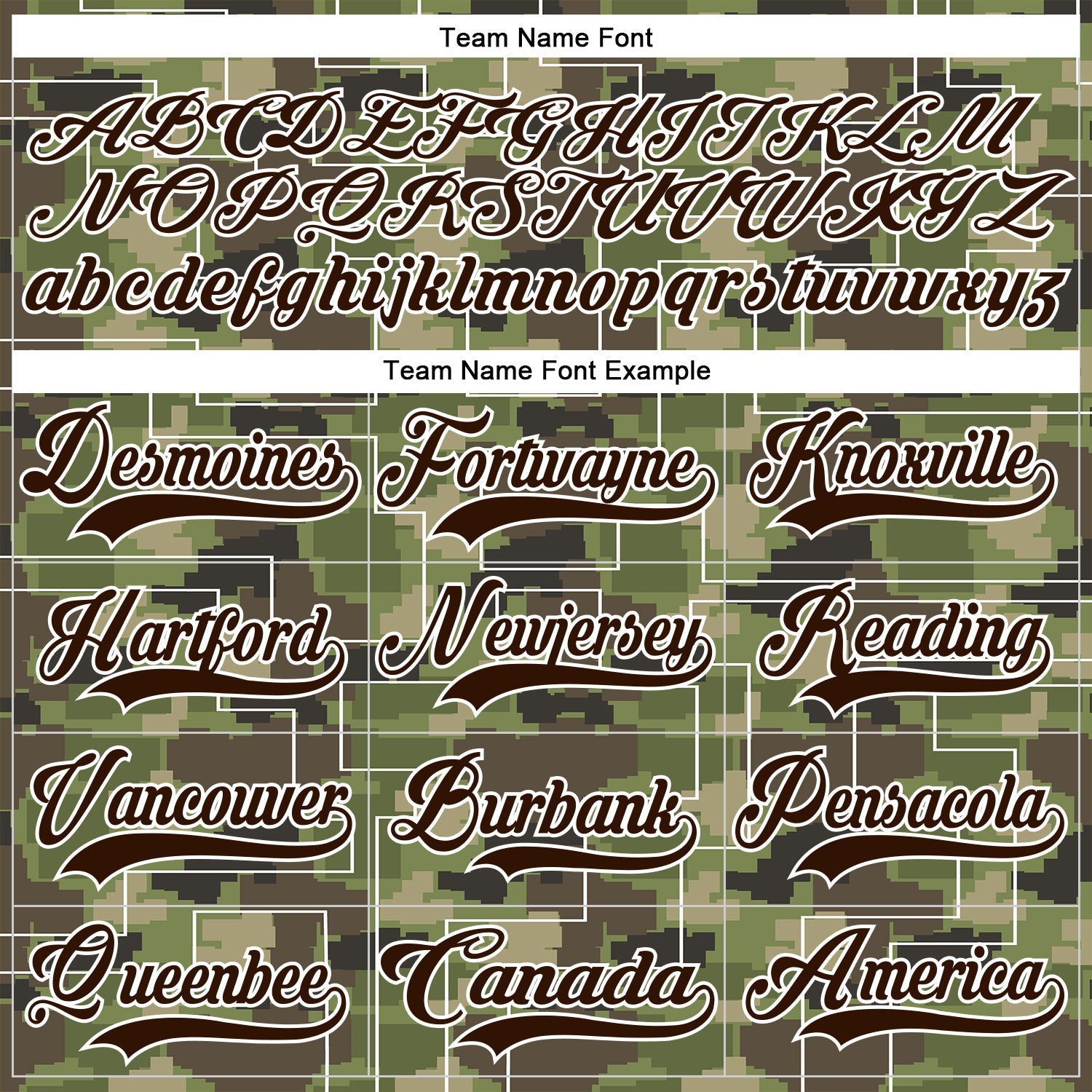 Custom Camo Brown-White 3D Camouflage Pixel Hockey Lace Neck Jersey view 6