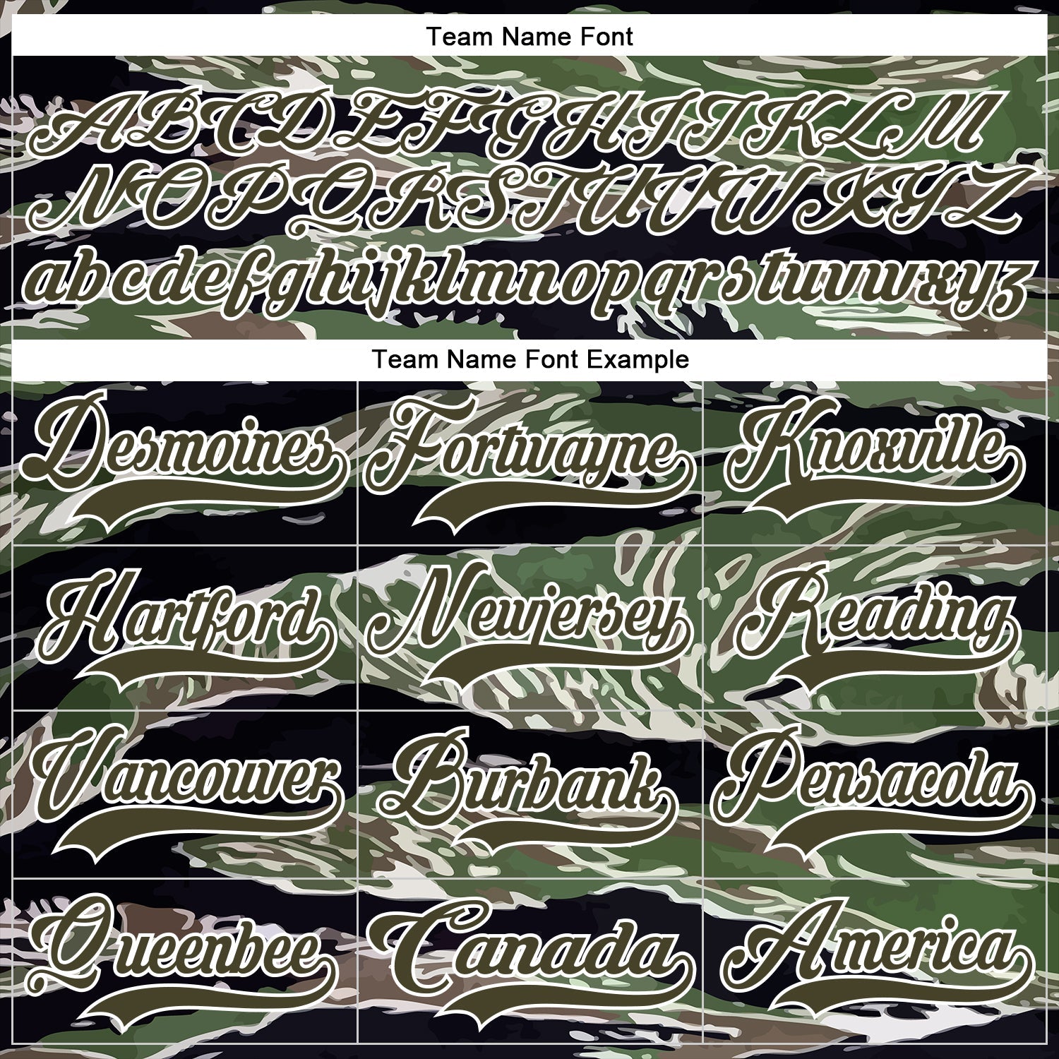Custom Camo Olive Black-White 3D Camouflage Hockey Lace Neck Jersey view 6