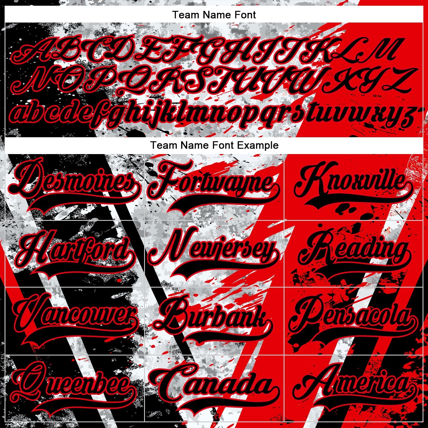 Custom Camo Black-Fire Red 3D Camouflage Grunge Hockey Lace Neck Jersey view 6