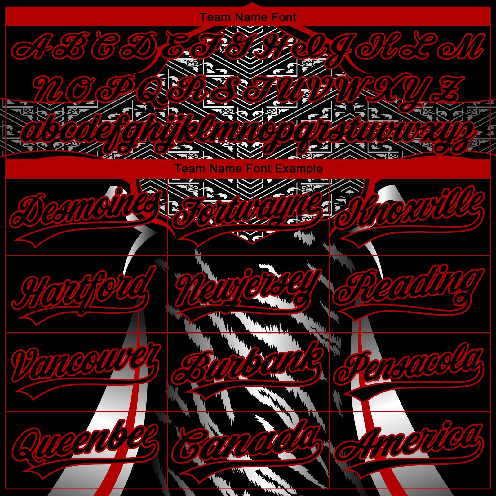 Custom Stitched Black Red-White E-sports Pattern Pullover Sweatshirt Hoodie view 5