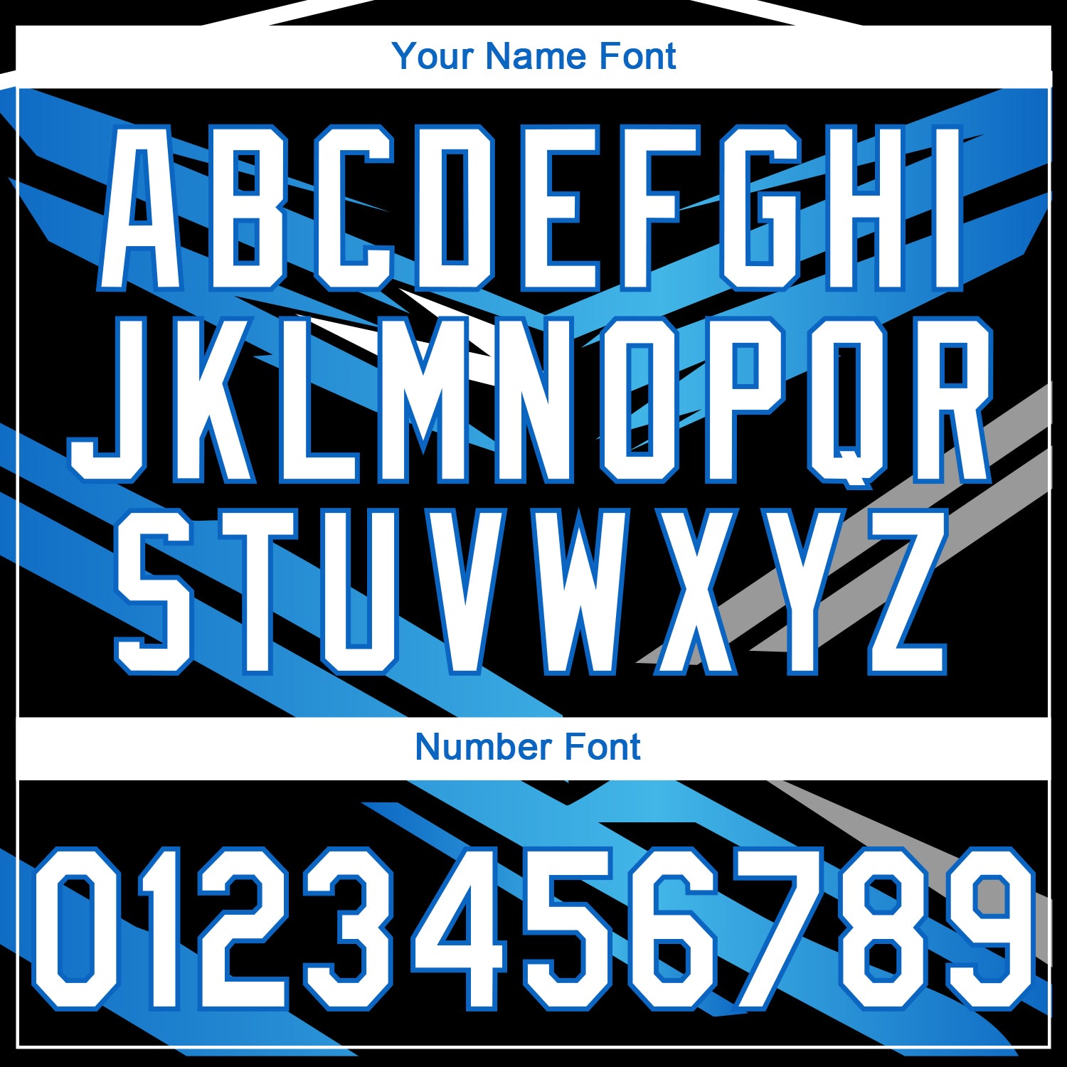 Custom Stitched Black White-Sky Blue E-sports Pattern Pullover Sweatshirt Hoodie view 6