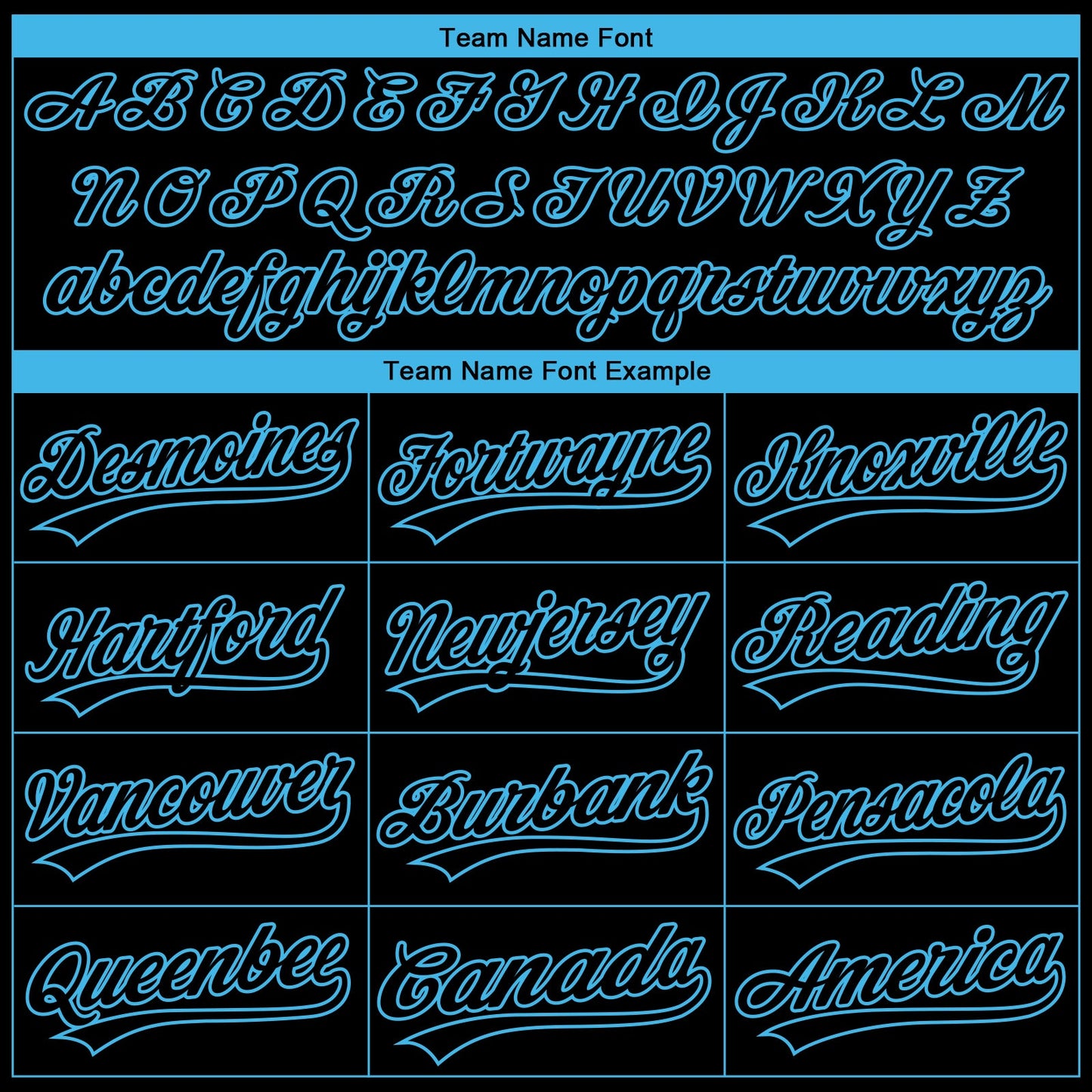 Custom Stitched Black Sky Blue E-sports Pattern Pullover Sweatshirt Hoodie view 5