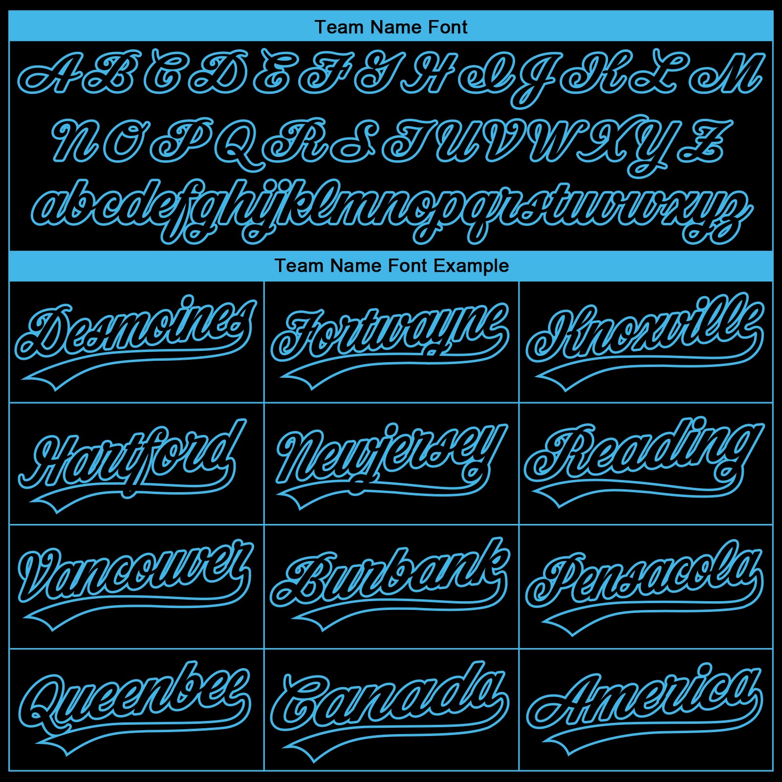 Custom Stitched Black Sky Blue E-sports Pattern Pullover Sweatshirt Hoodie view 5