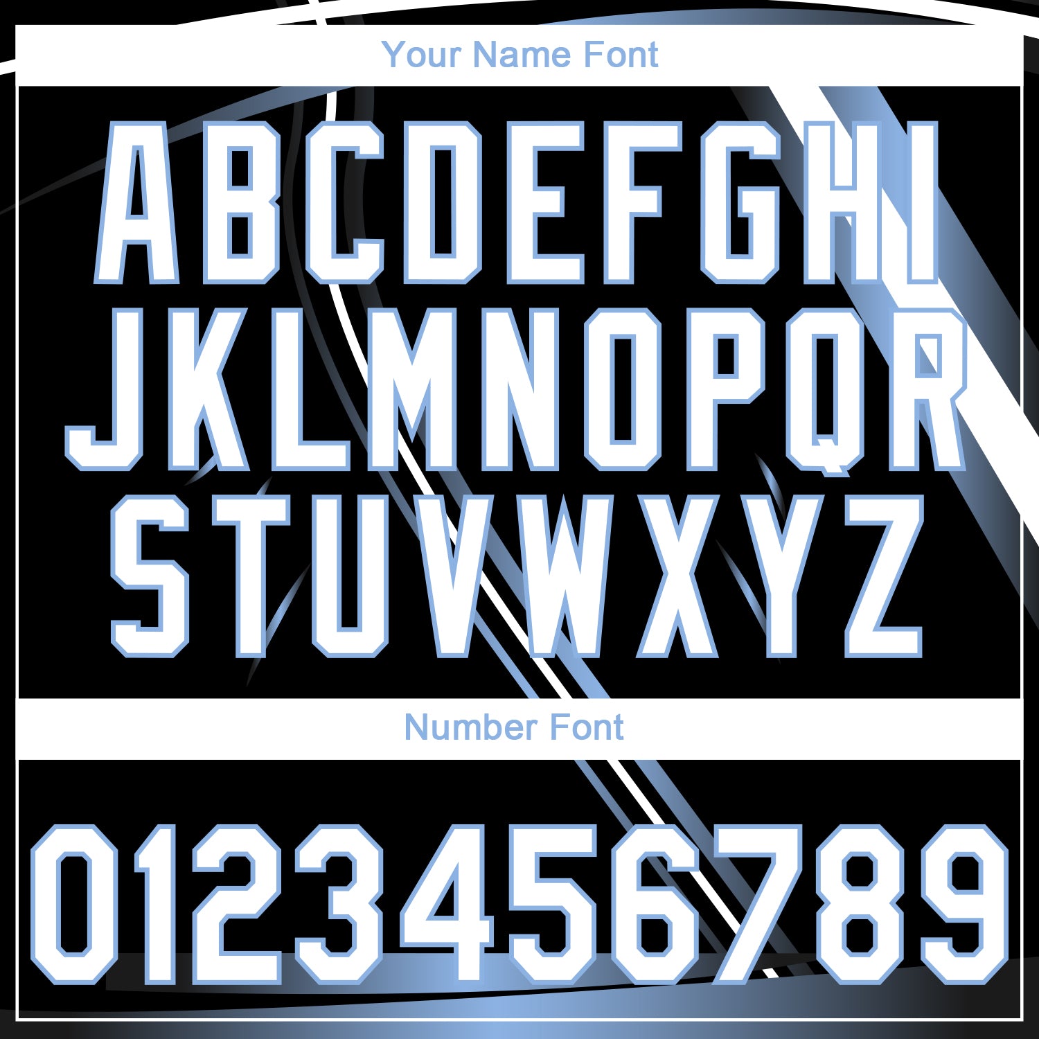 Custom Stitched Black White-Light Blue E-sports Pattern Pullover Sweatshirt Hoodie view 6