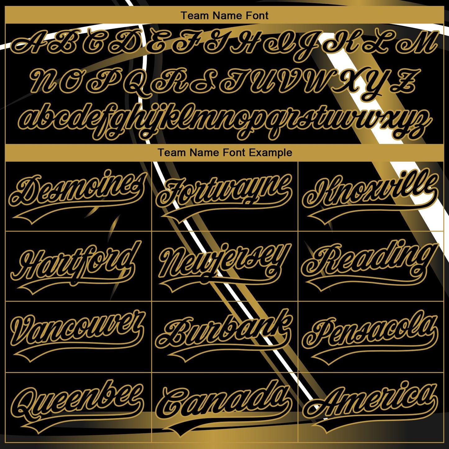 Custom Stitched Black Old Gold-White E-sports Pattern Pullover Sweatshirt Hoodie view 5