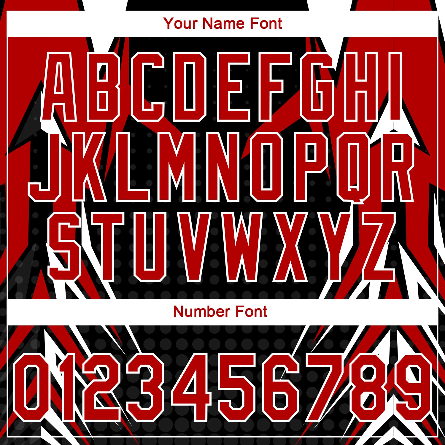 Custom Stitched Red Black-White E-sports Pattern Pullover Sweatshirt Hoodie view 6