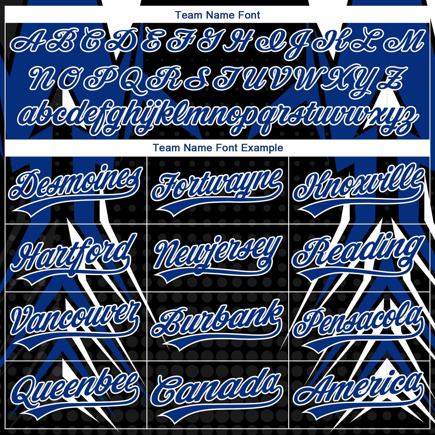 Custom Stitched Royal Black-White E-sports Pattern Pullover Sweatshirt Hoodie view 5