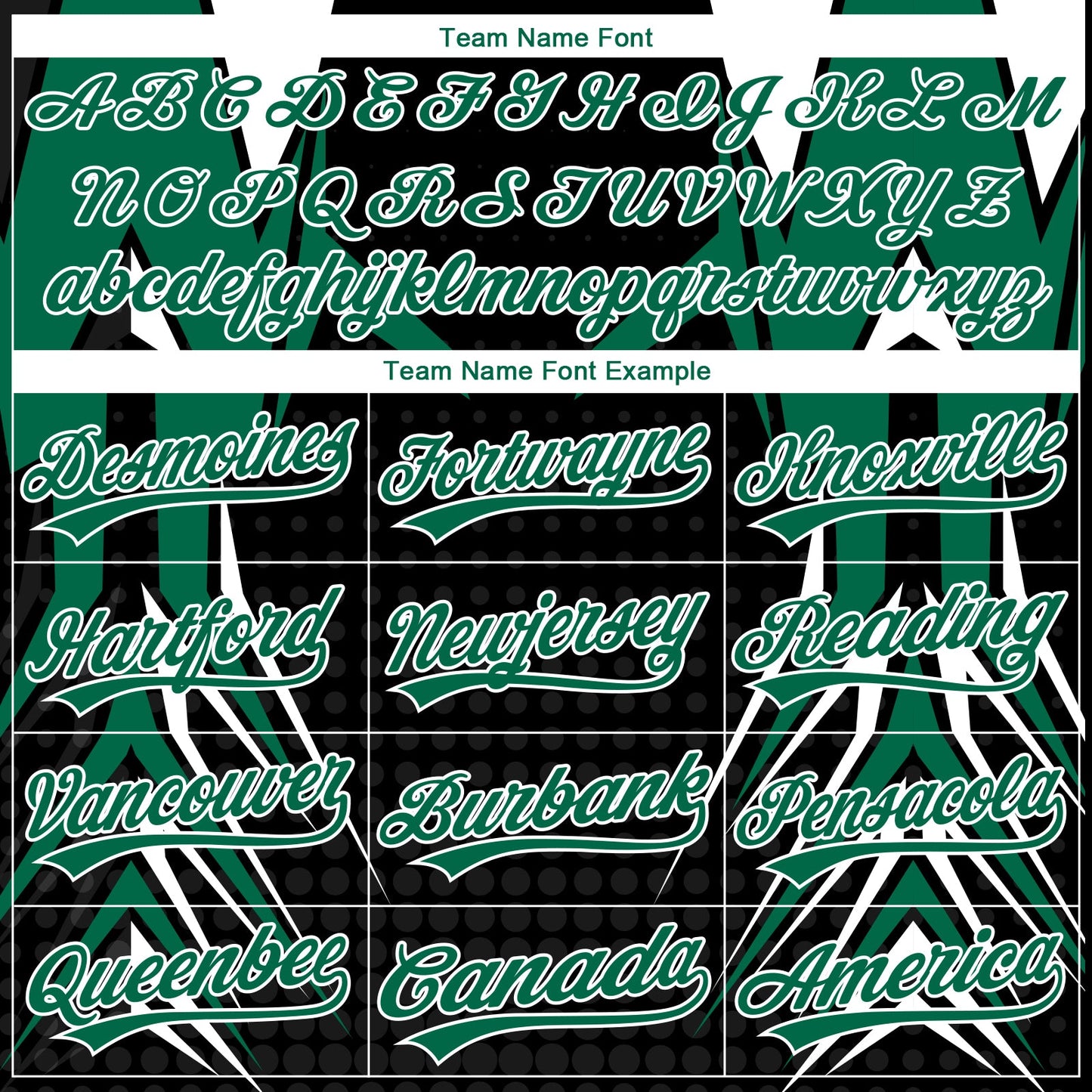Custom Stitched Kelly Green Black-White E-sports Pattern Pullover Sweatshirt Hoodie view 5