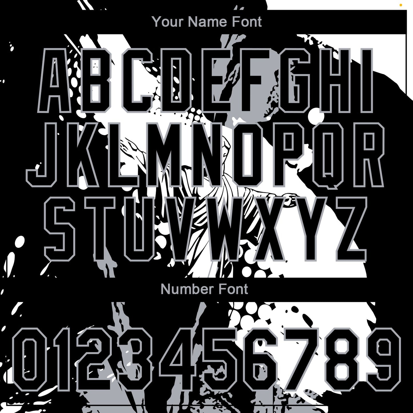 Custom Stitched Black White-Gray Religion Jesus Christ Pullover Sweatshirt Hoodie view 6