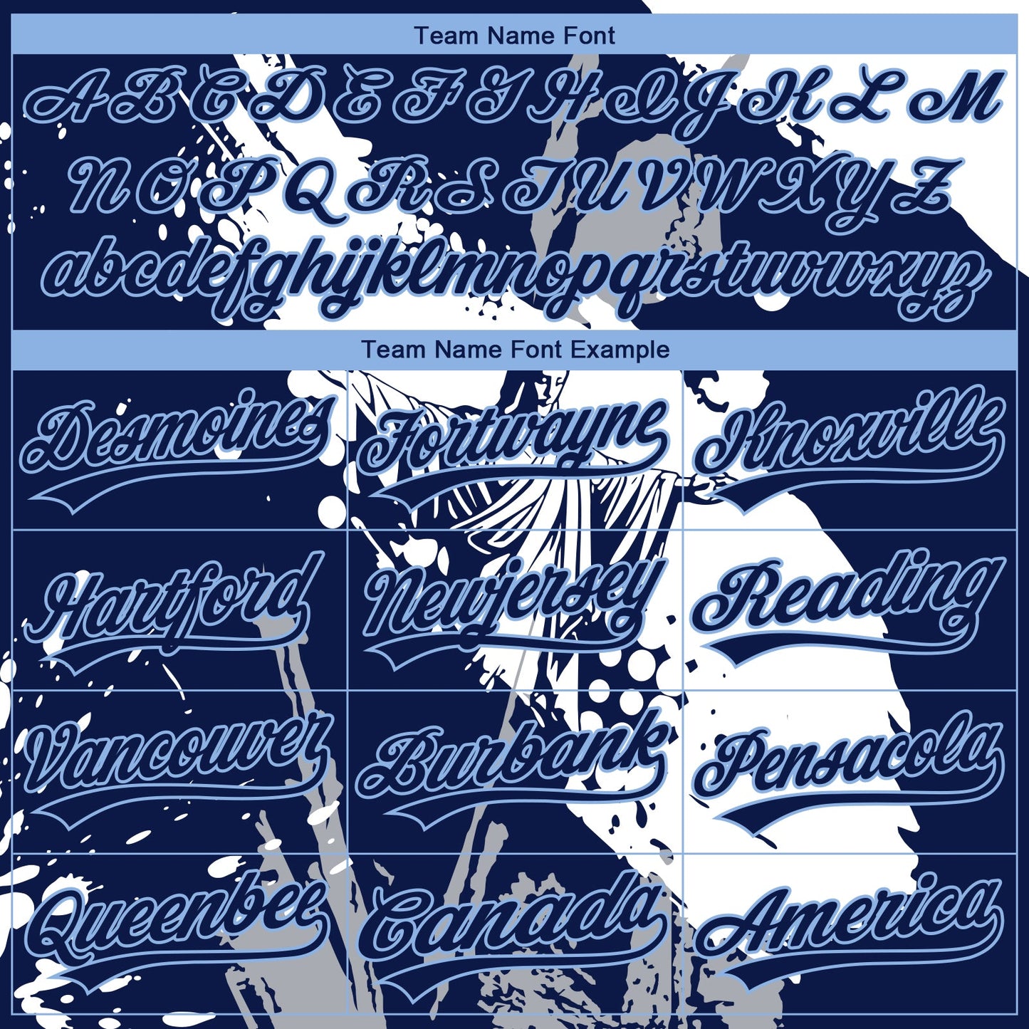 Custom Stitched Navy Light Blue-White Religion Jesus Christ Pullover Sweatshirt Hoodie view 5