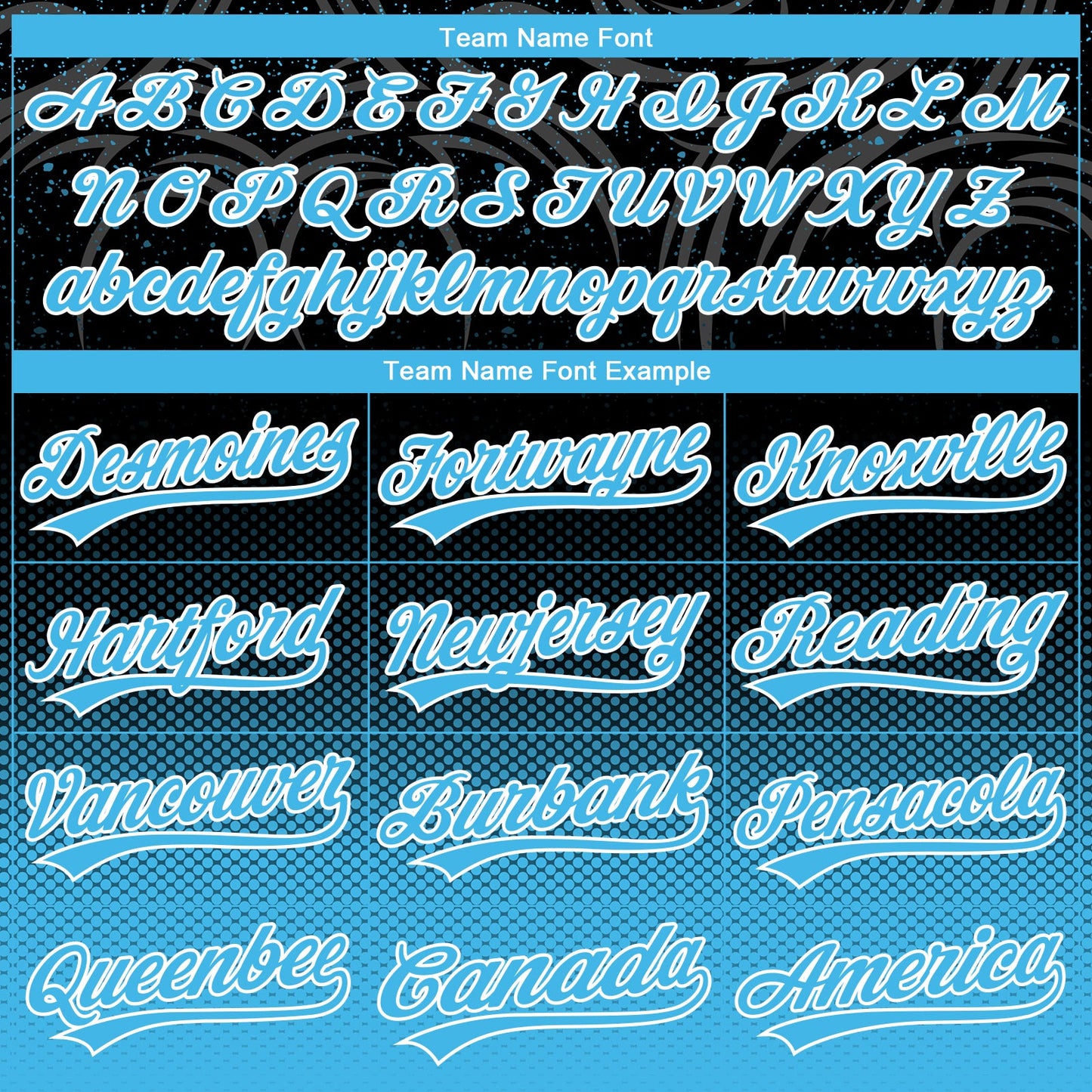 Custom Stitched Black Sky Blue-White Knight Pattern Pullover Sweatshirt Hoodie view 5