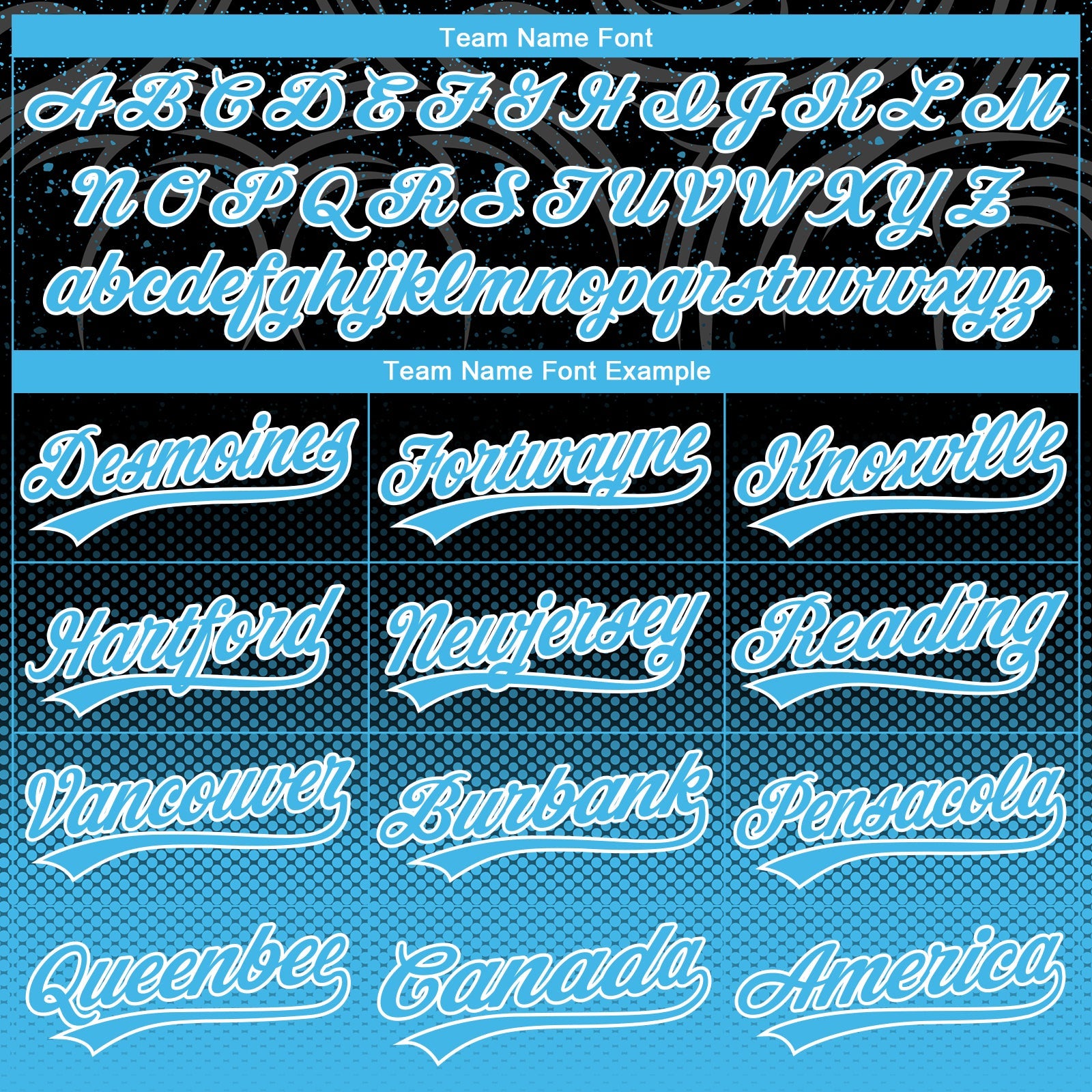 Custom Stitched Black Sky Blue-White Knight Pattern Pullover Sweatshirt Hoodie view 5