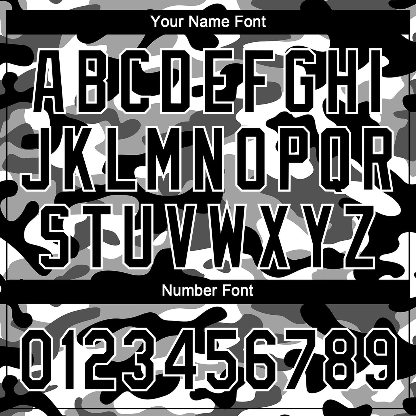 Custom Black Black-Camo 3D Pattern Design Authentic Baseball Jersey view 5