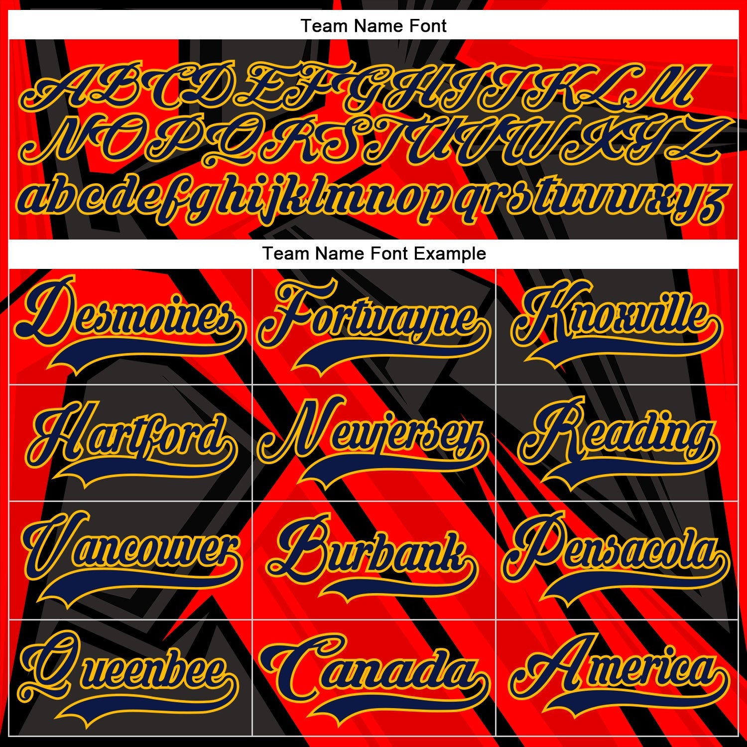 Custom Red Navy Black Gold-White Cyber Mecha E-sport Hockey Jersey view 6