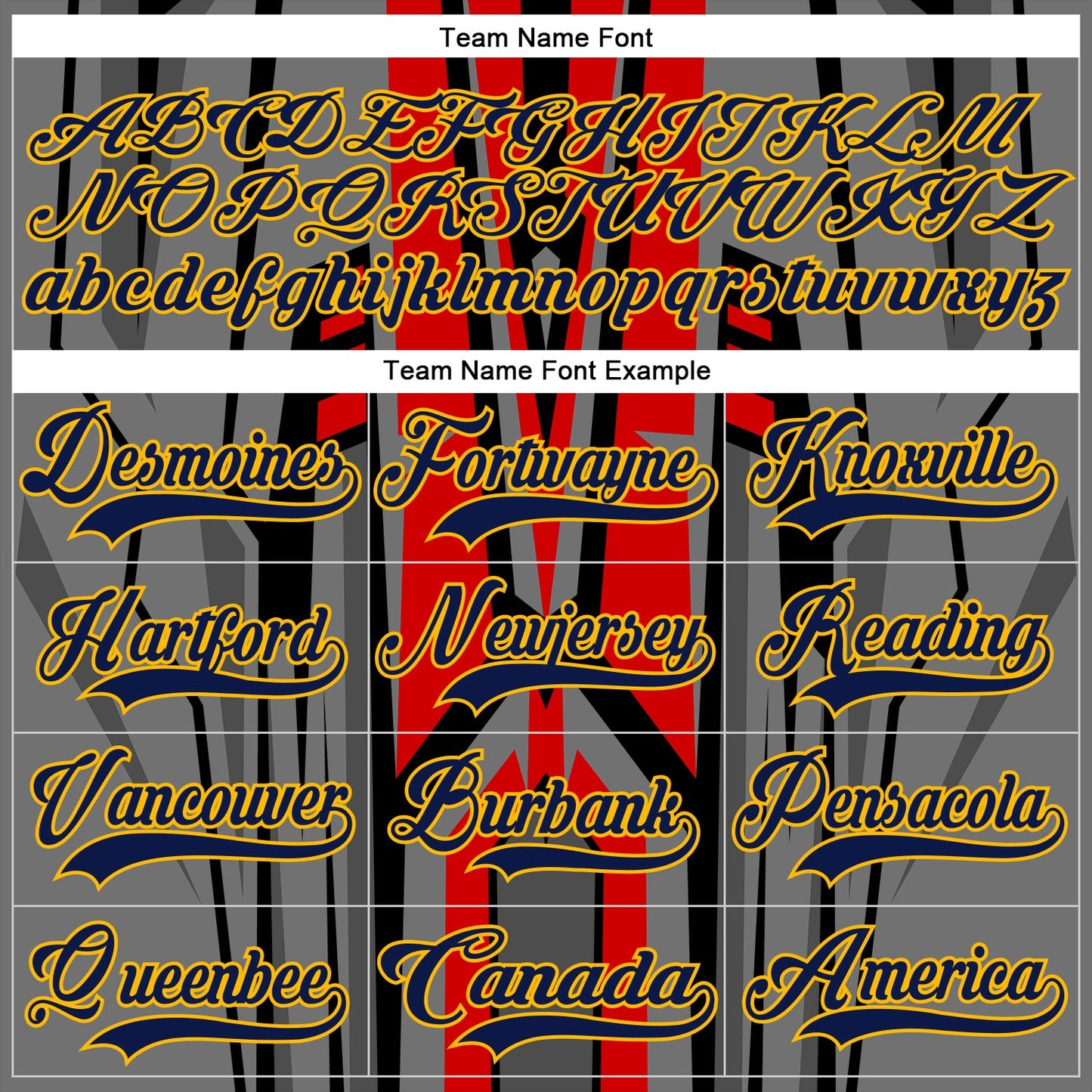 Custom Red Navy Black Gray Gold-White Cyber Mecha E-sport Hockey Jersey view 6