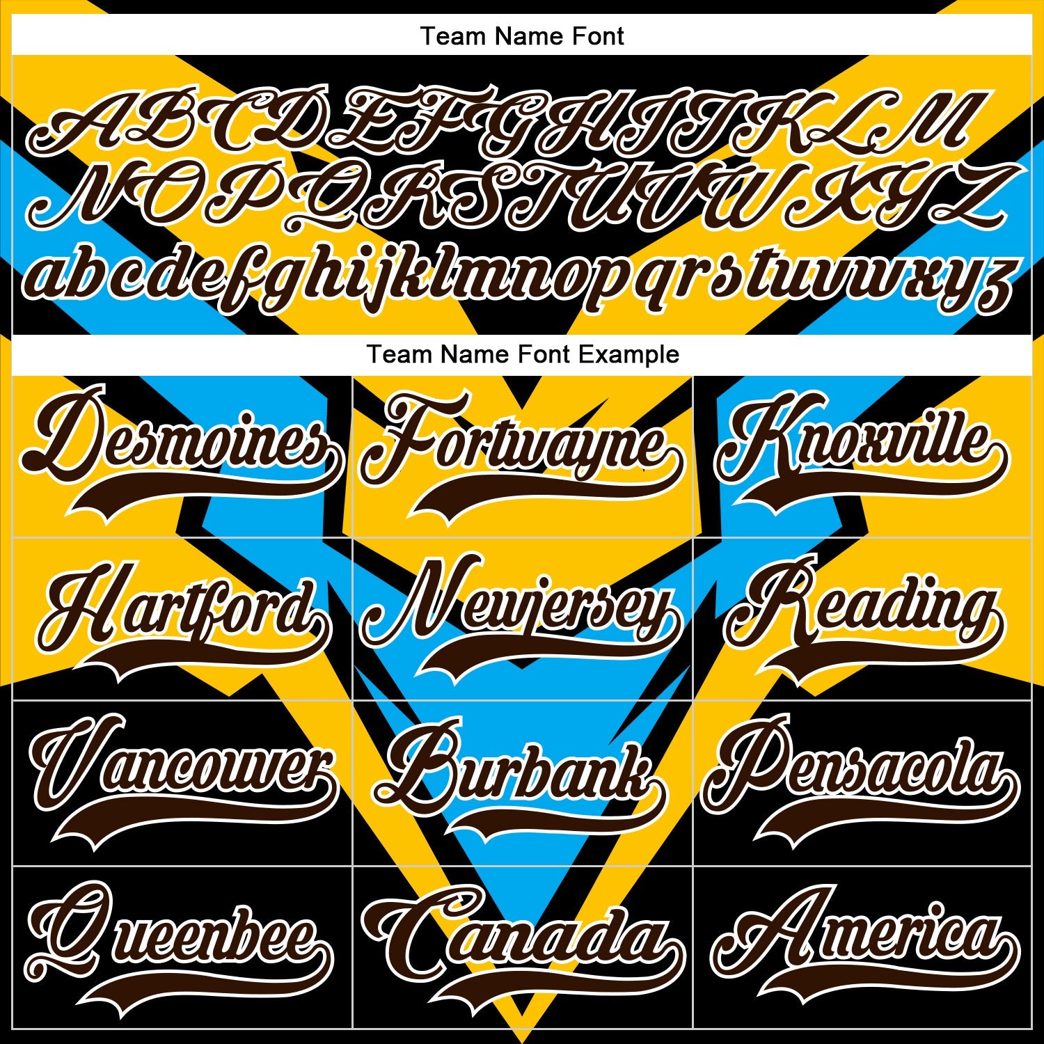 Custom Gold Brown Blue Black-White Cyber Mecha E-sport Hockey Jersey view 6