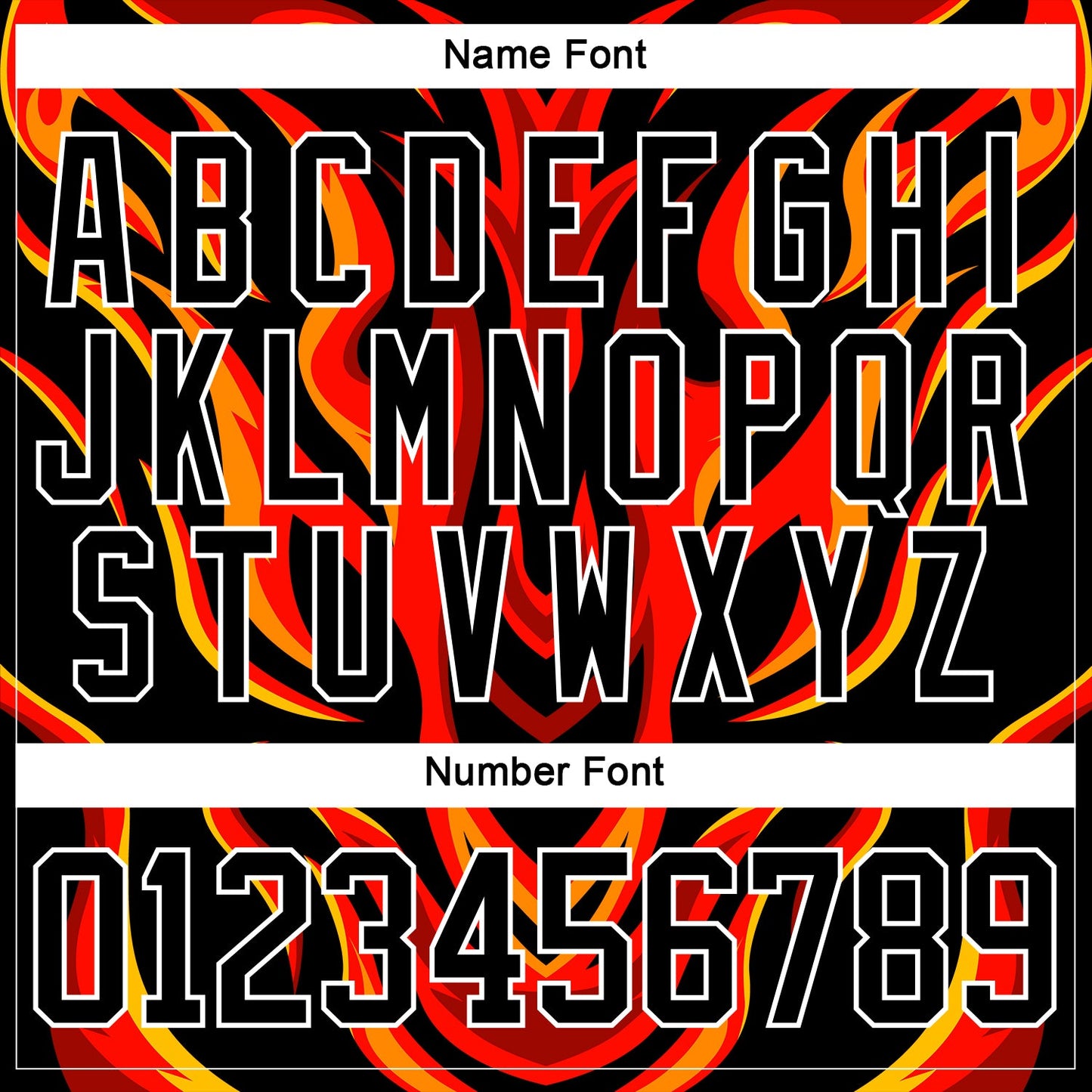 Custom Royal Black Red Orange-White Cyber Mecha E-sport Hockey Jersey view 7