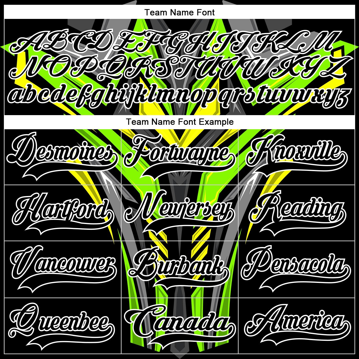 Custom Gold Black Green Gray-White Cyber Mecha E-sport Hockey Jersey view 6