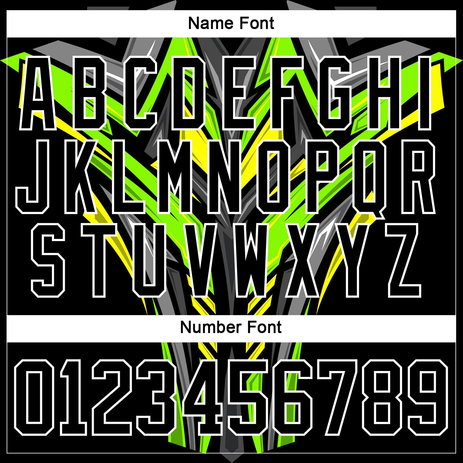 Custom Gold Black Green Gray-White Cyber Mecha E-sport Hockey Jersey view 7