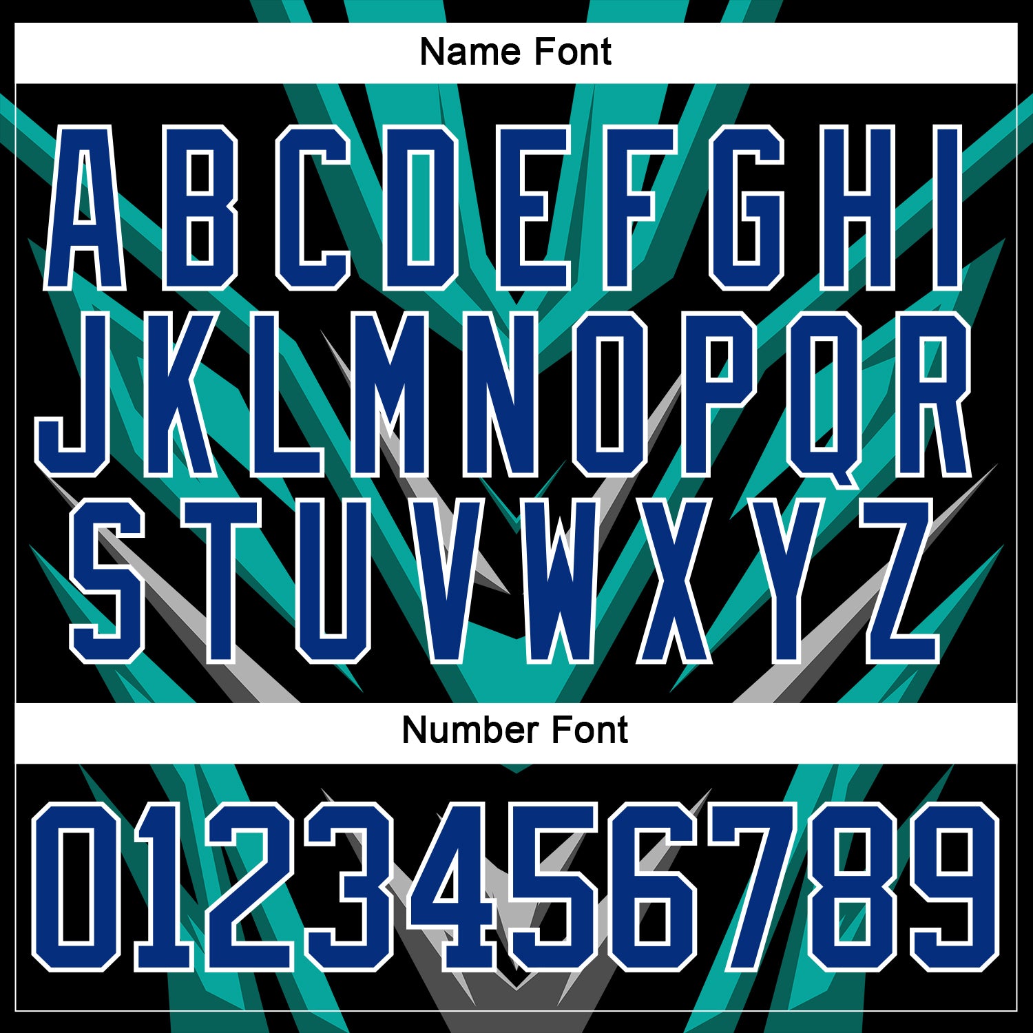 Custom Black Royal Green Gray-White Cyber Mecha E-sport Hockey Jersey view 7