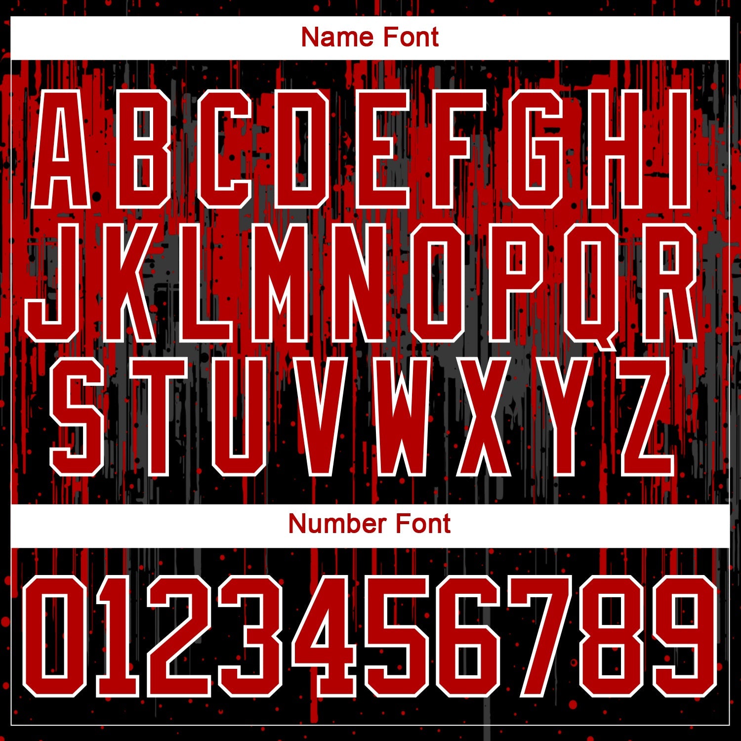 Custom Black Red Steel Gray-White Dripping Splatter Pattern Hockey Lace Neck Jersey view 7