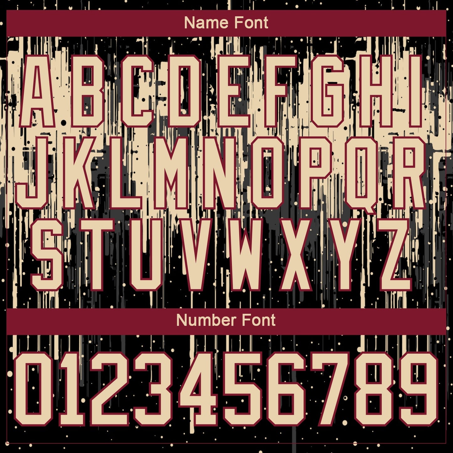 Custom Black City Cream Crimson-Steel Gray Dripping Splatter Pattern Hockey Lace Neck Jersey view 7