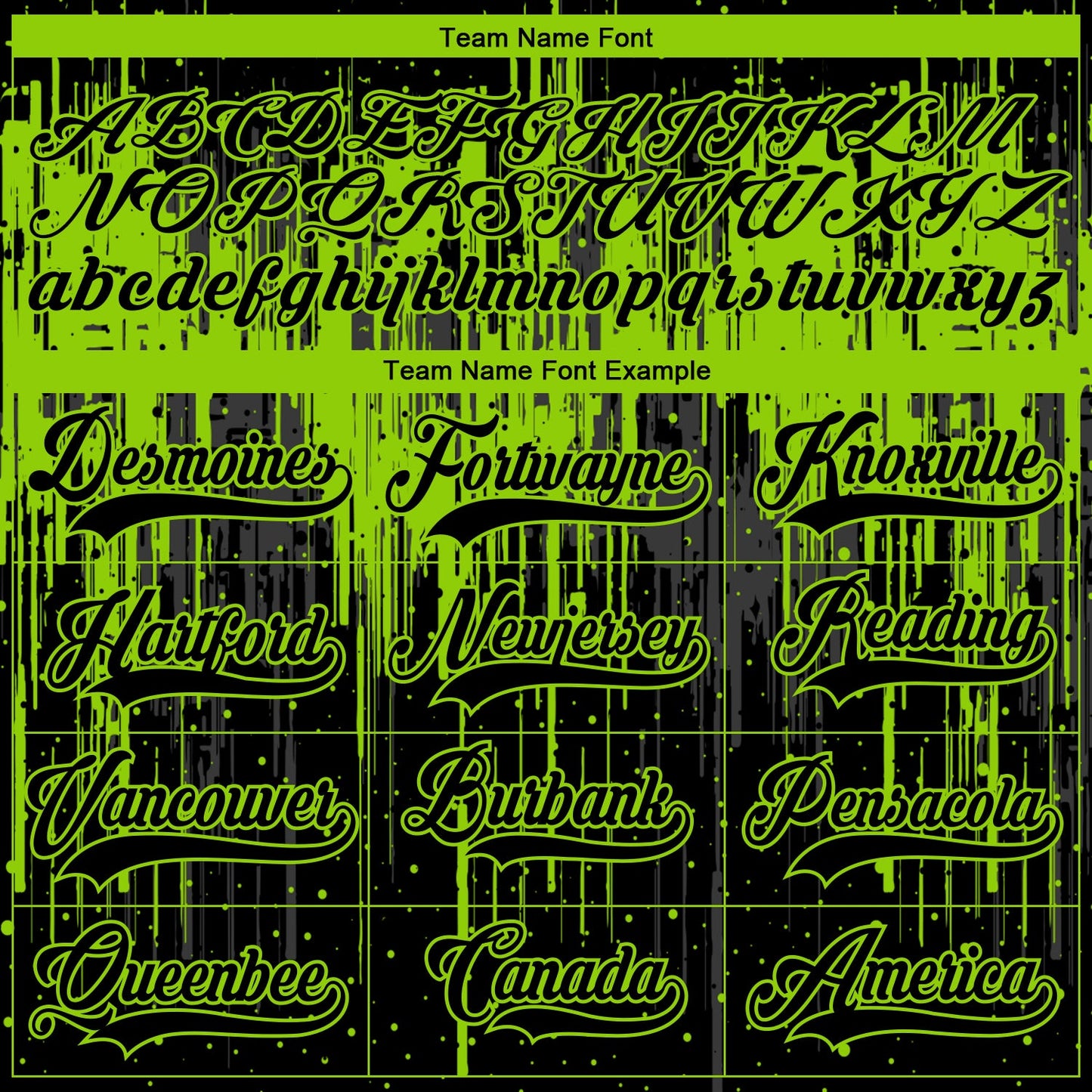 Custom Black Neon Green Steel Gray-White Dripping Splatter Pattern Hockey Lace Neck Jersey view 6
