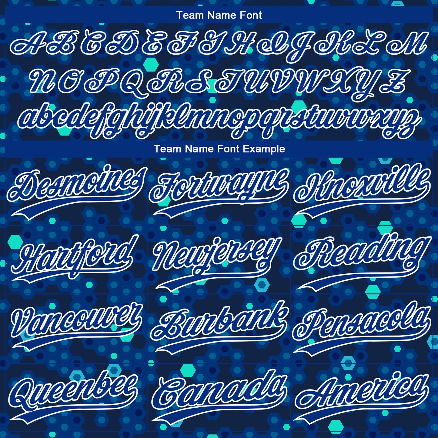 Custom Navy Royal-Aqua 3D Pattern Design Authentic Baseball Jersey view 4