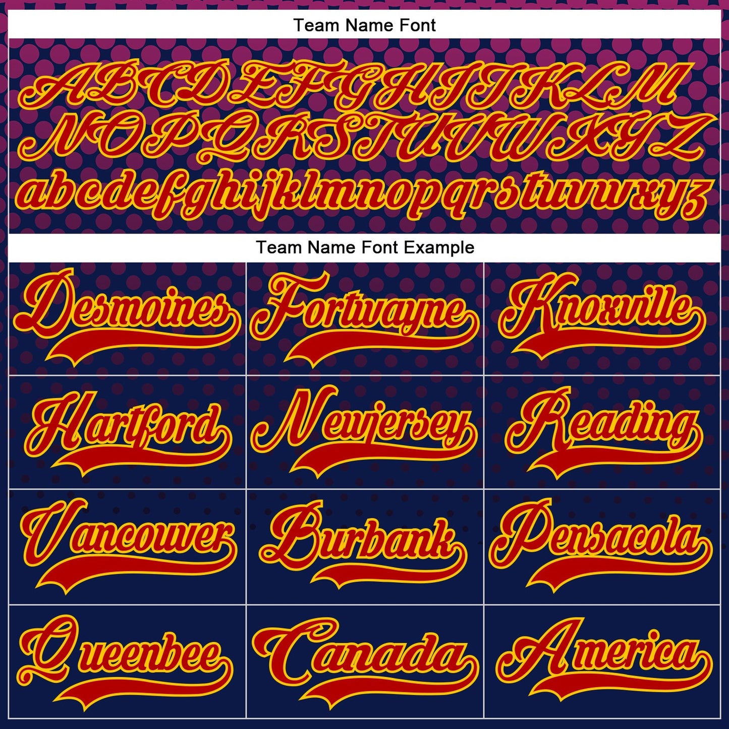 Custom Red Navy-Gold Abstract Gradient Halftone Pattern Hockey Lace Neck Jersey view 6